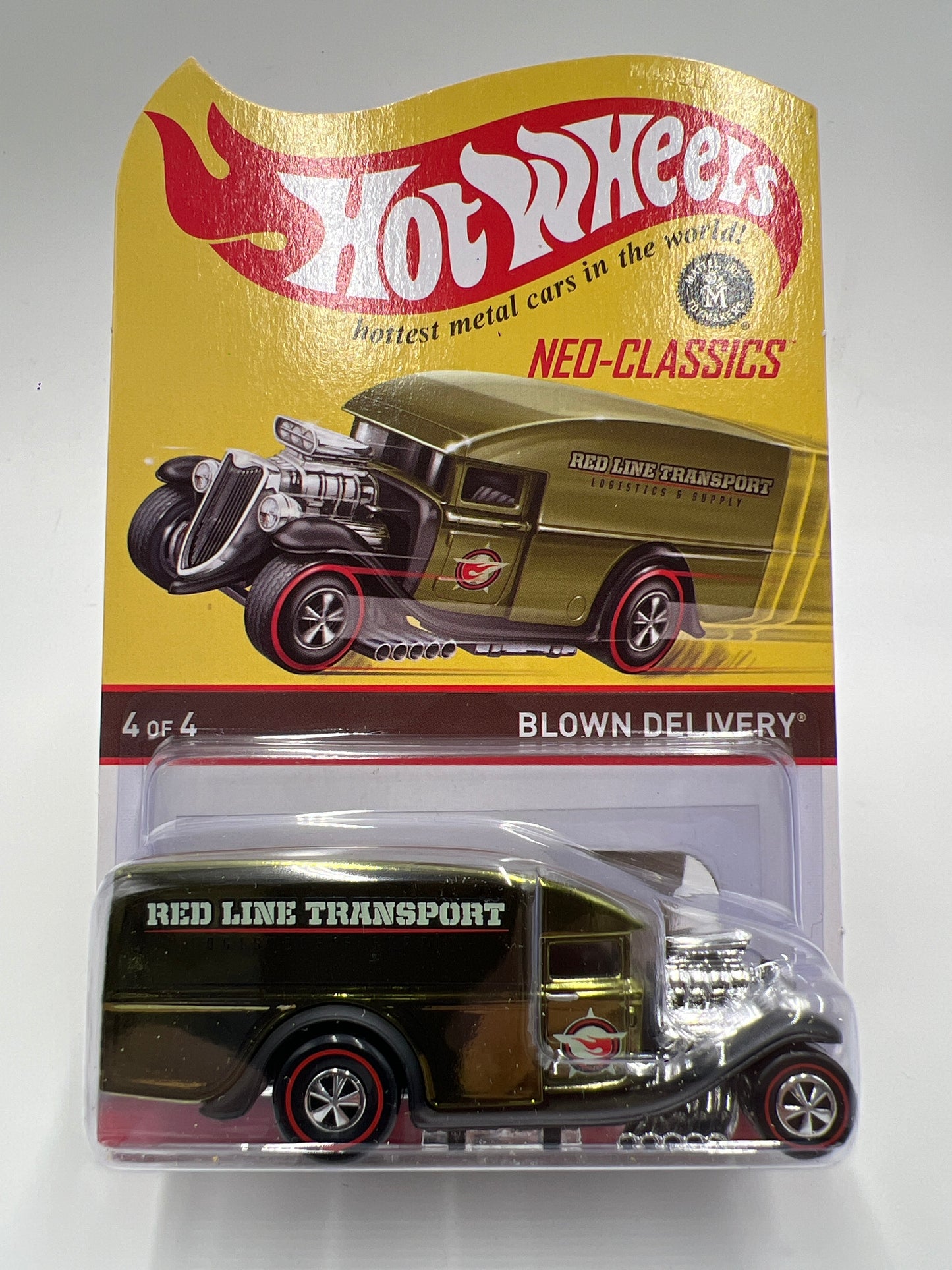 2013 Hot Wheels RLC Neo-Classics Series 12 #4 3317/4500 Blown Delivery Green W/Protector