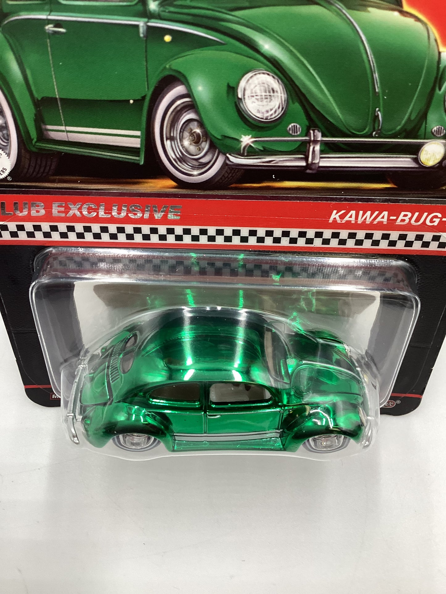 2024 Hot Wheels RLC Club Exclusive Kawa-Bug-A with patch & button with protector Kawa-Bug-A Green