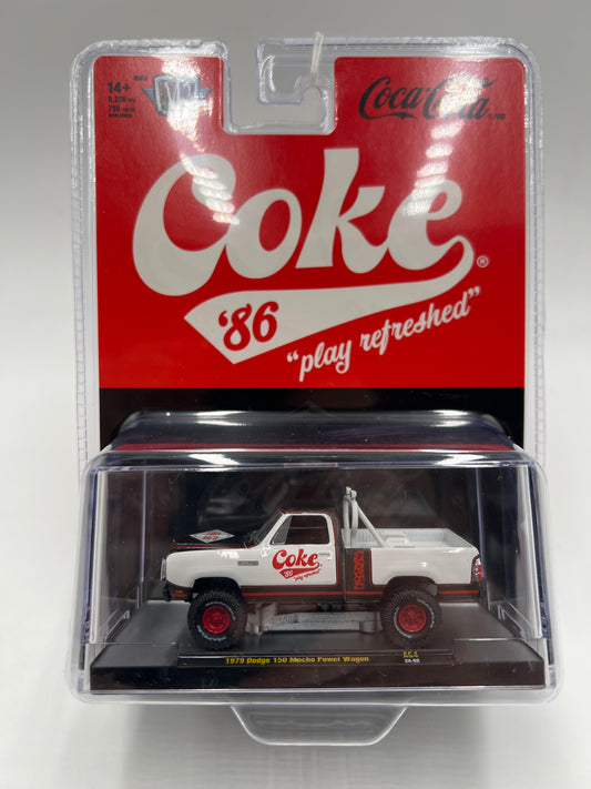 2025 M2 Machines Coca Cola 1979 Dodge 150 Macho Power Wagon A54 201F