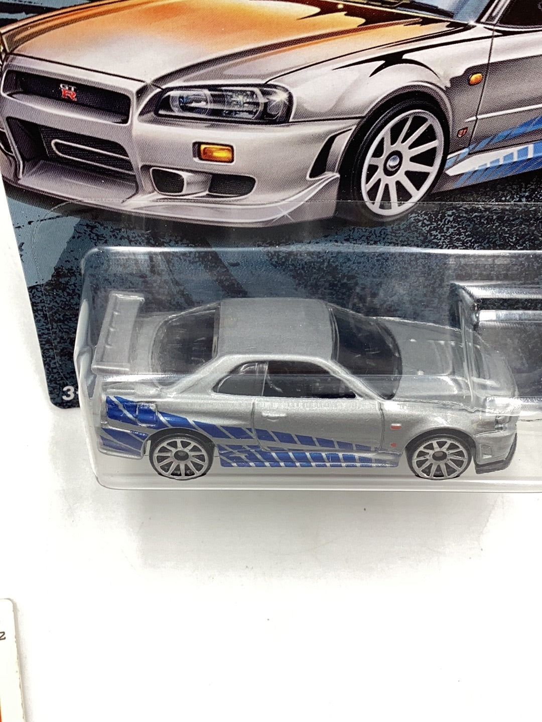 2021 Hot wheels fast and furious Nissan skyline GT-R BNR34 3/5 W/ protector