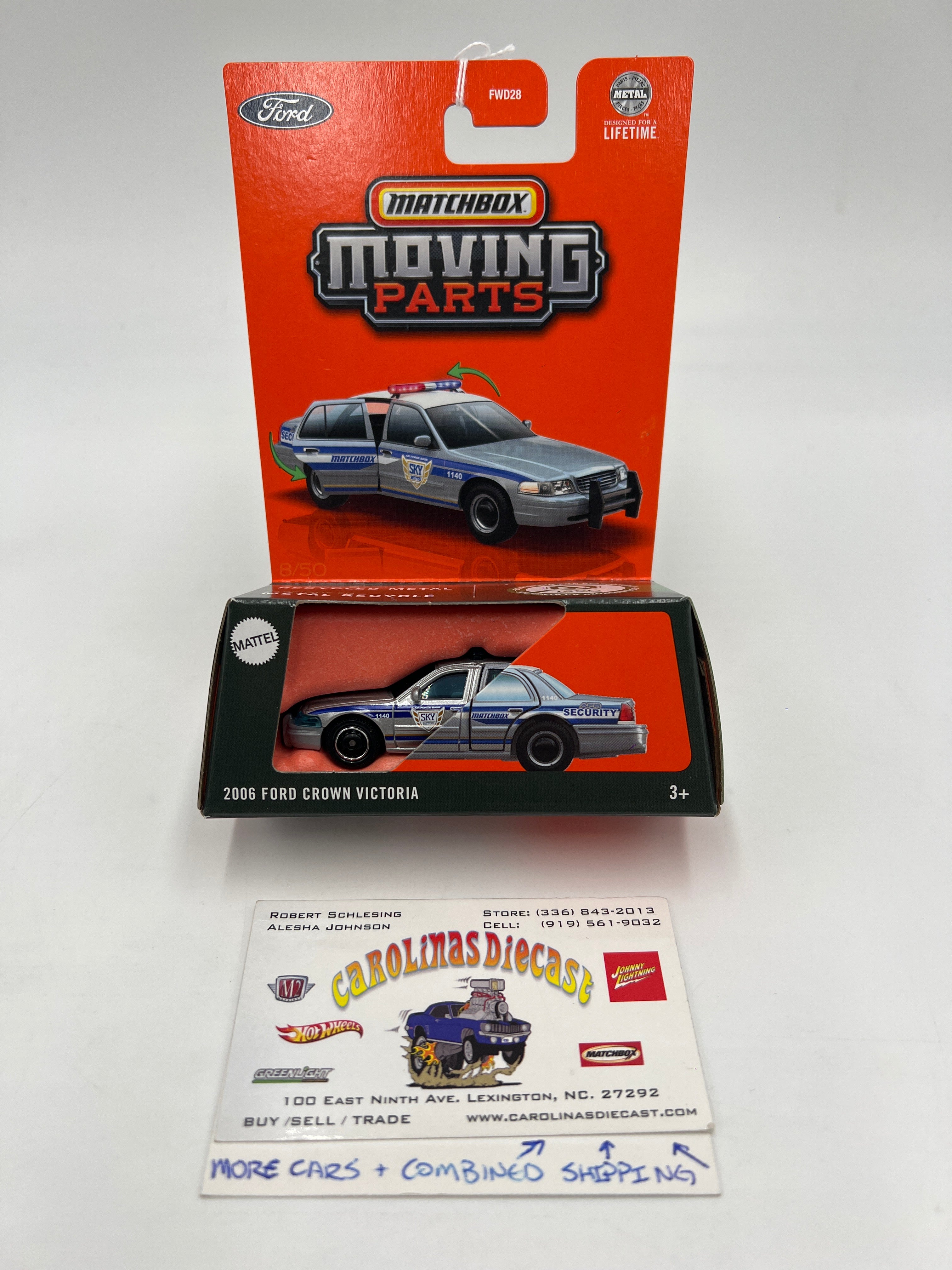 2025 Matchbox Moving Parts #8 2006 Ford Crown Victoria Security