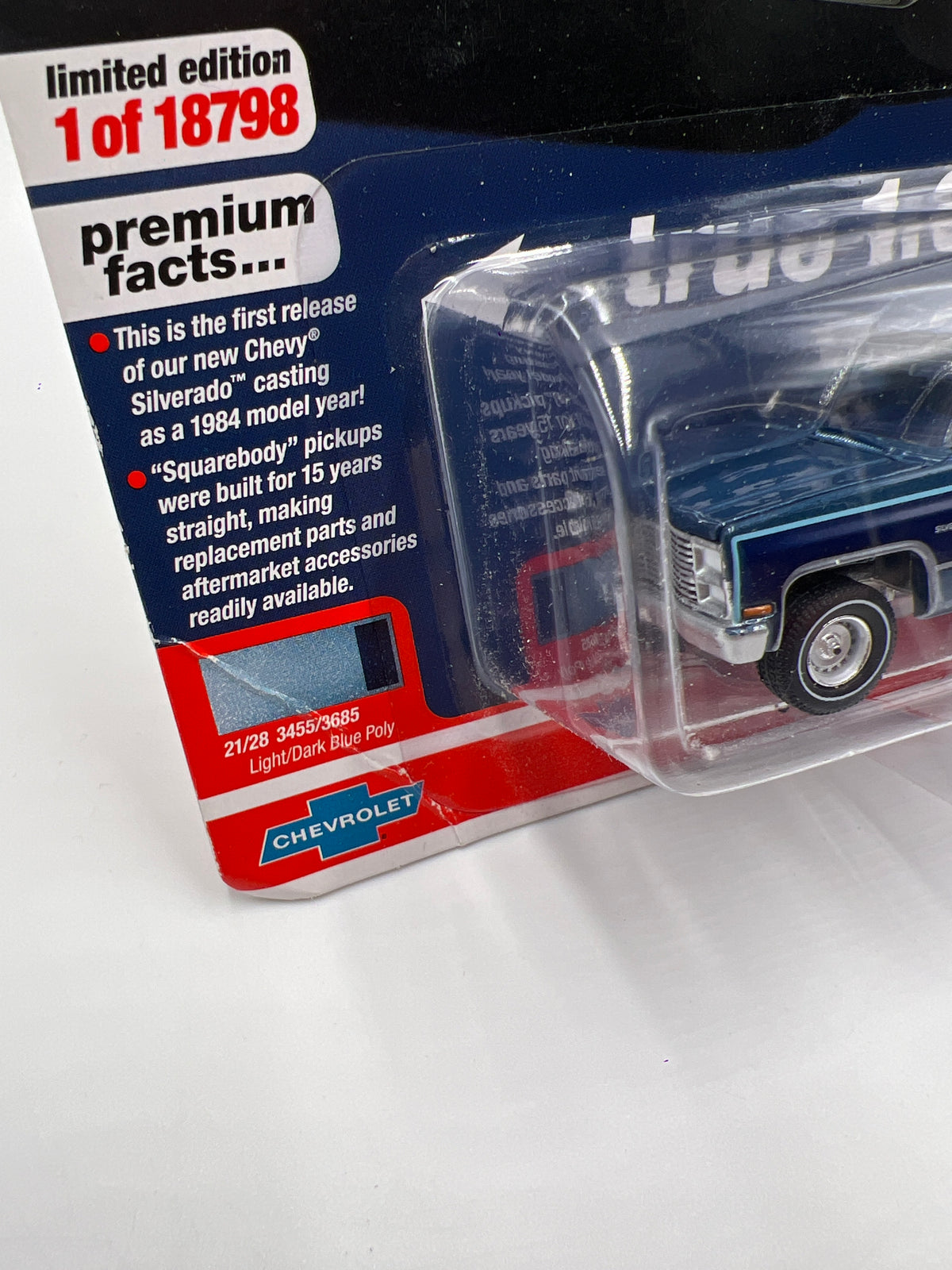 Auto World Muscle Trucks Release 4 Version A 1984 Chevy Silverado 10 Fleetside Blue