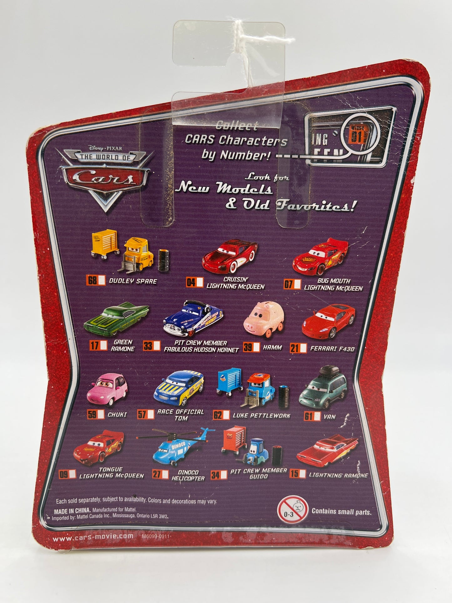 Disney Pixar The World Of Cars #62 Luke Pettlework 140F