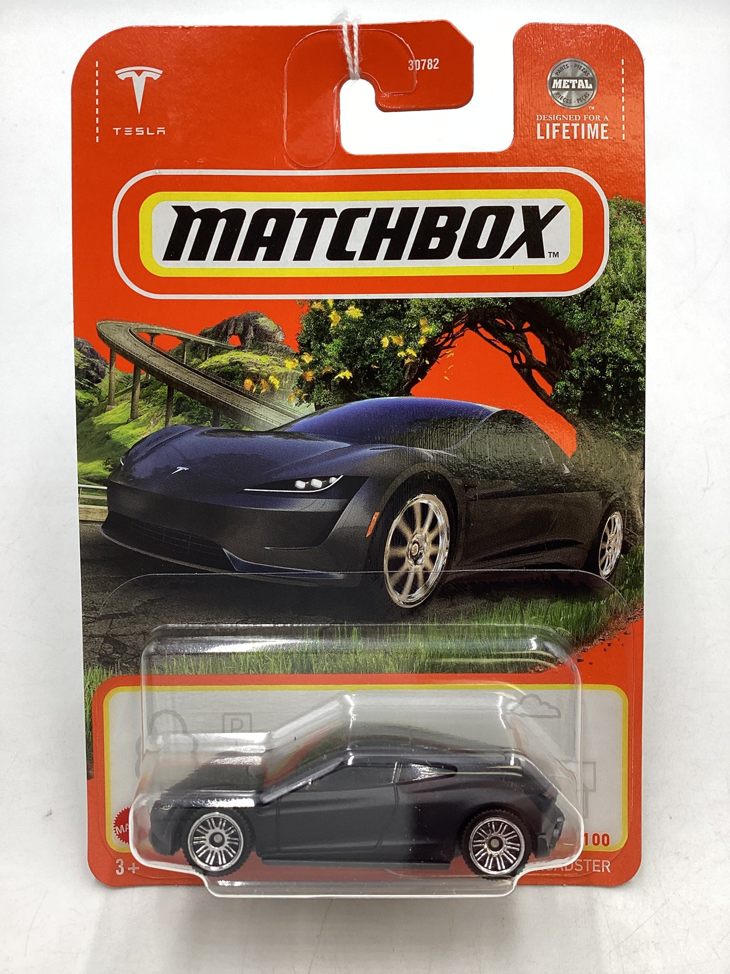 2024 Matchbox G Case #48 Tesla Roadster Matte Black 211A