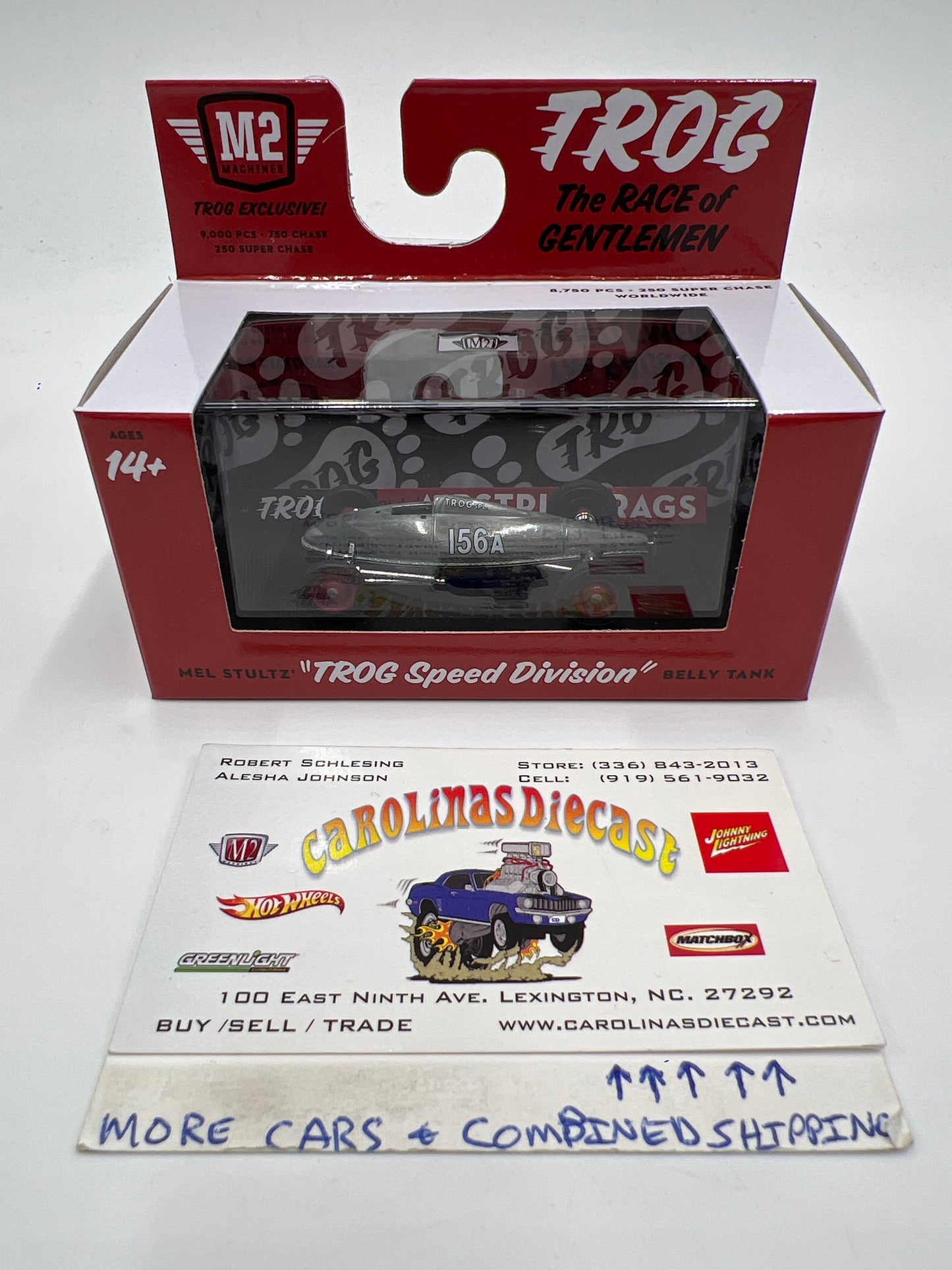 M2 Machines RAW SUPER CHASE 1/250 Mel Stultz TROG Speed Division Belly Tank W/Protector VHTF WMTS21