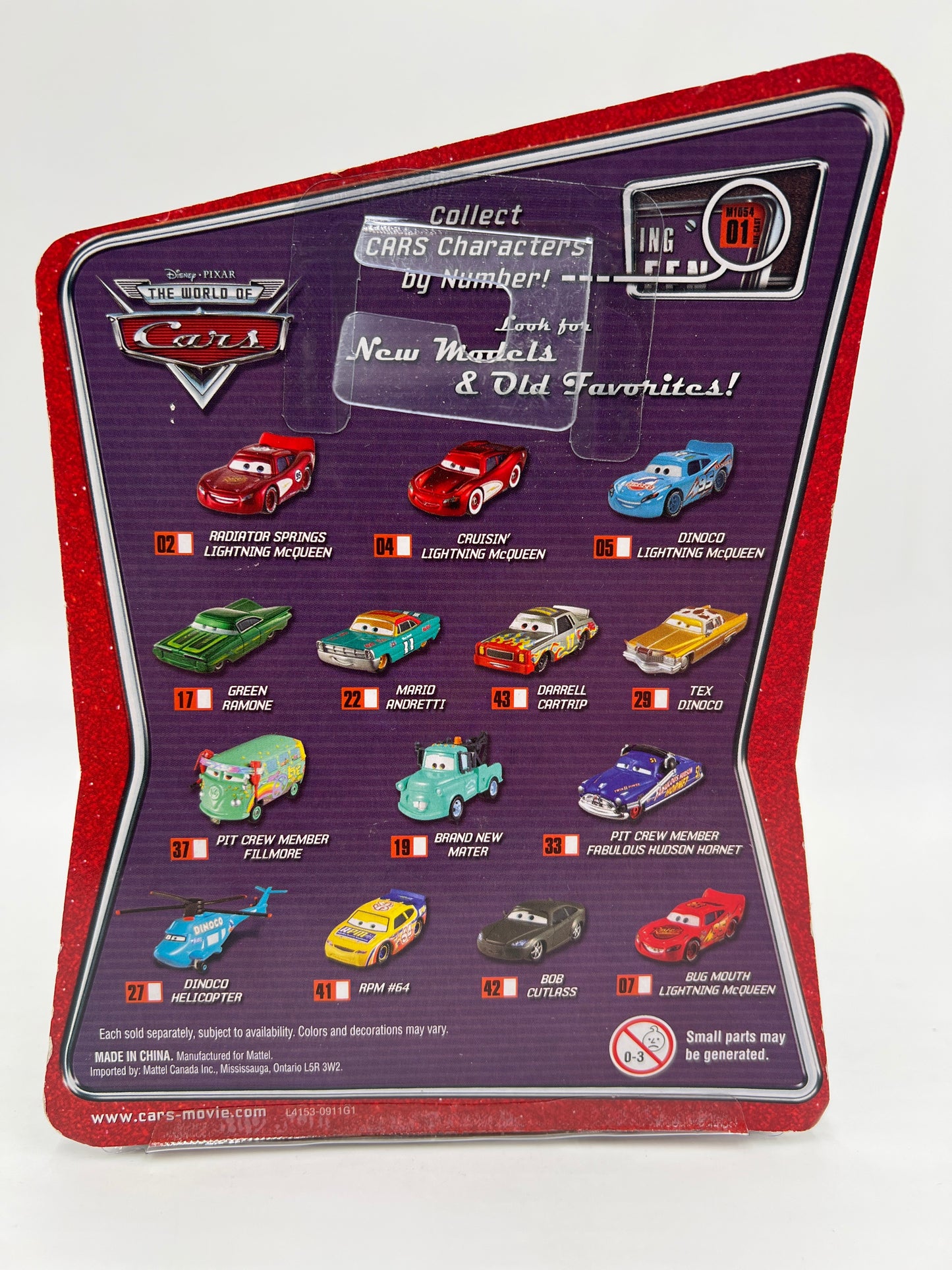Disney Pixar The World Of Cars #22 Mario Andretti 137D