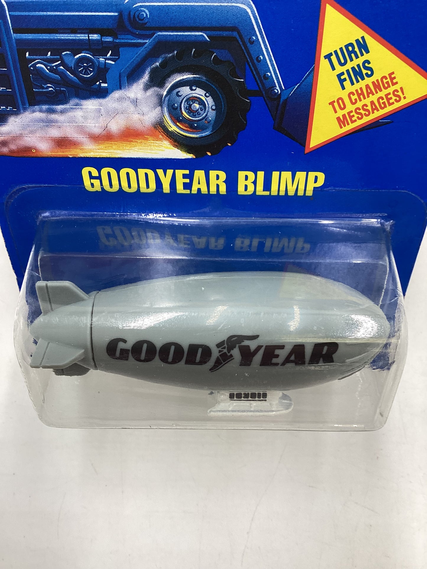 Hot Wheels Blue Card Collector No. 137 Goodyear Blimp Right Facing 240C