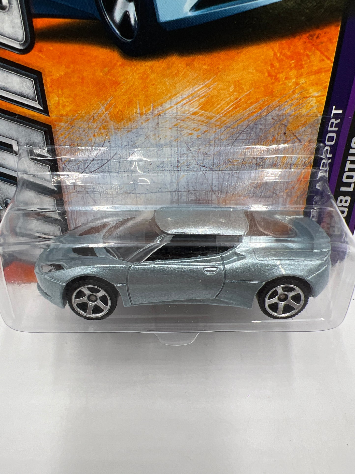 Matchbox 2012 MBX Airport 2008 Lotus Evora Silver/Blue #9