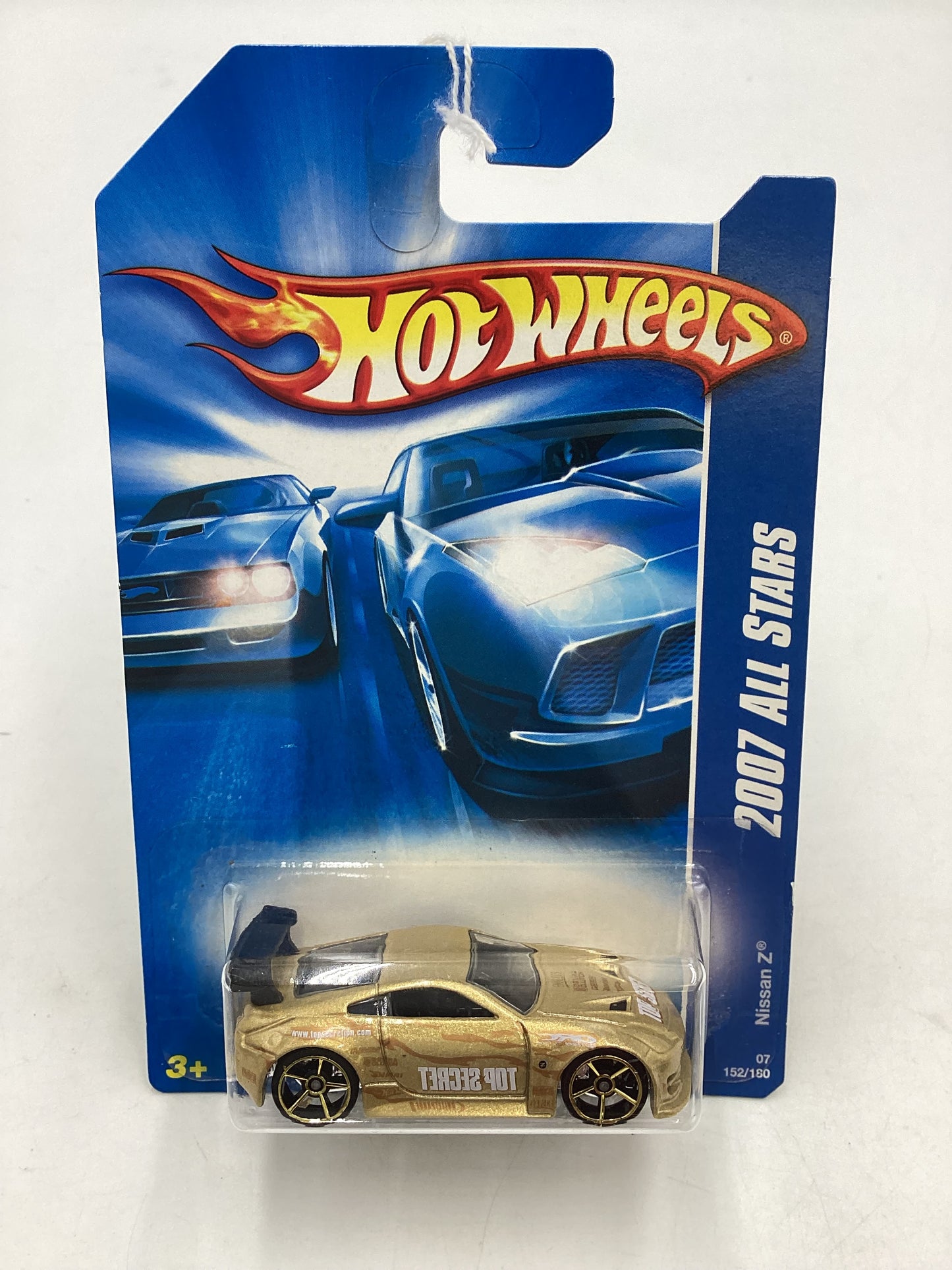 2007 Hot Wheels #152 Gold Nissan Z 81E