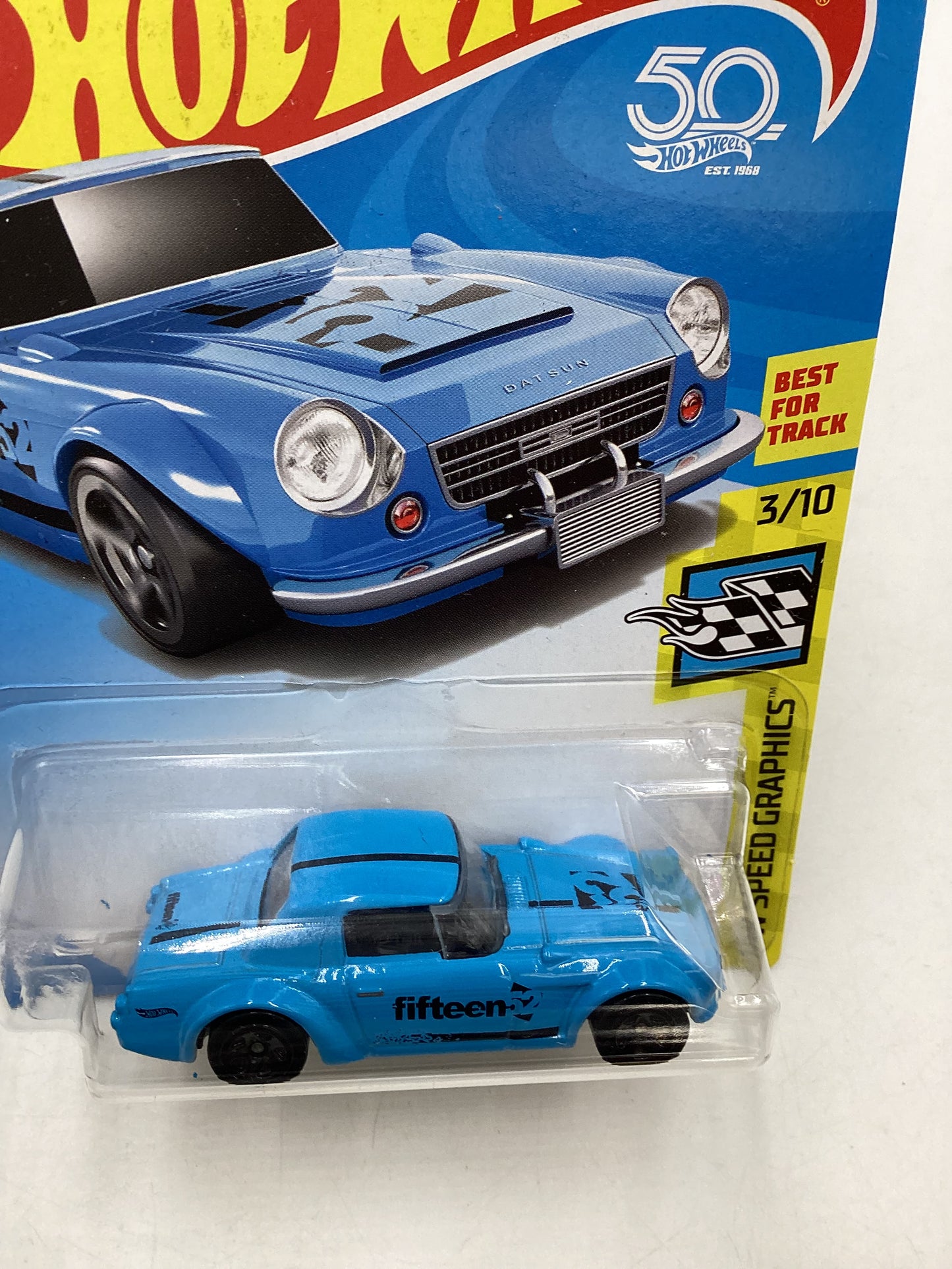 Hot Wheels 2018 Fairlady 2000 Light Blue #055 80A