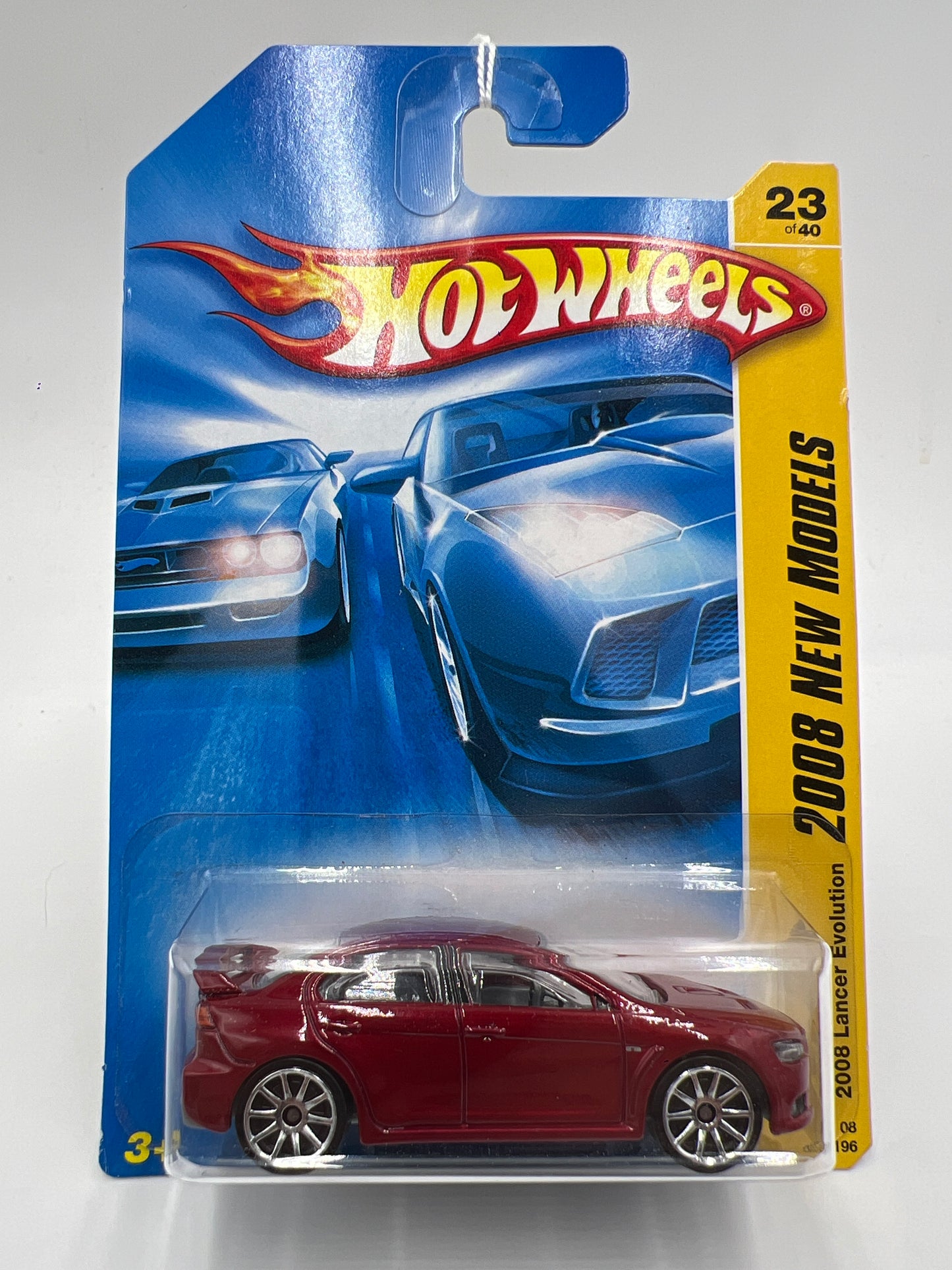 2008 Hot Wheels New Models #23 2008 Lancer Evolution Red SR