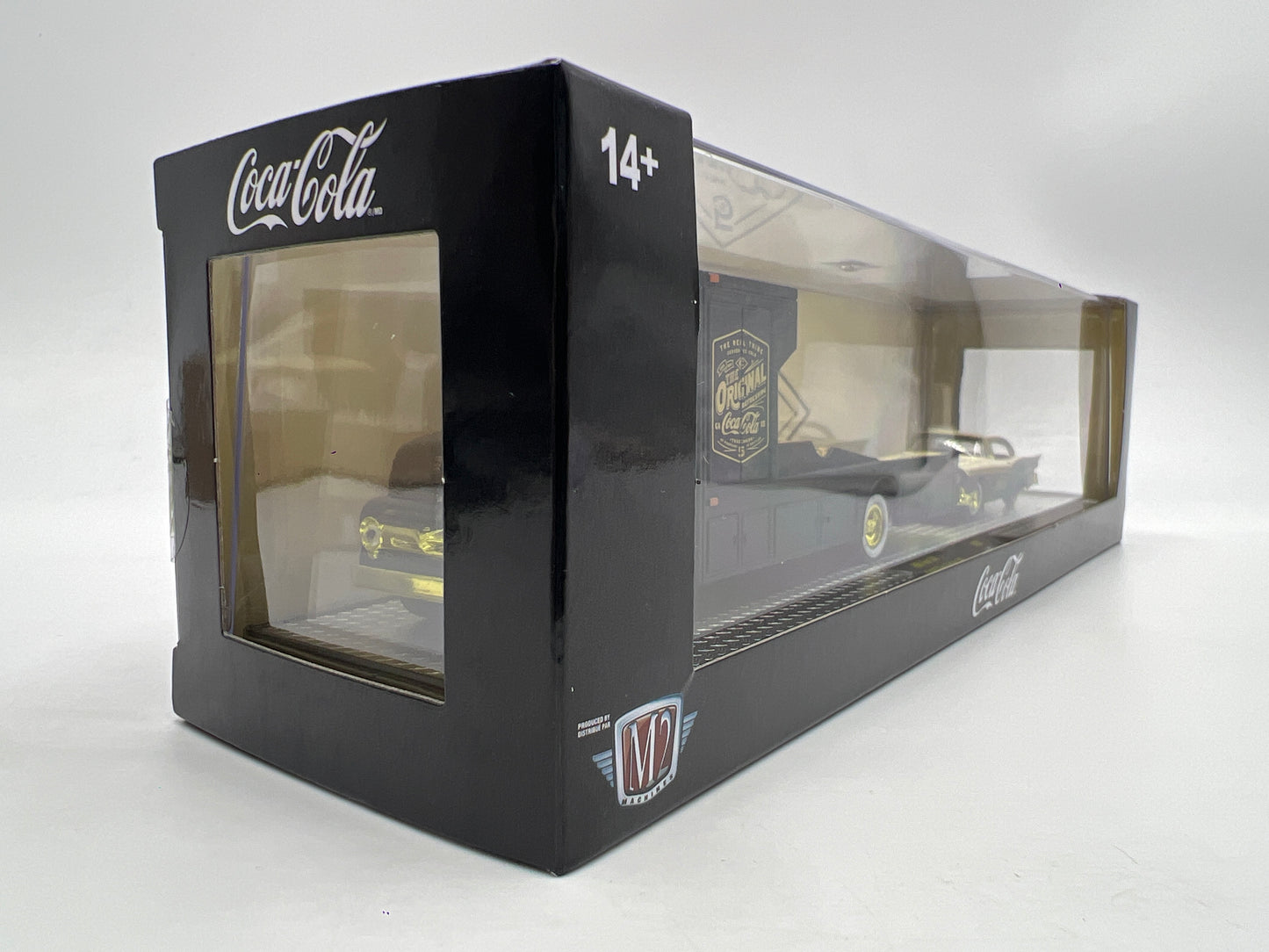 M2 Machines Auto Haulers CHASE Coca Cola 1956 Ford COE & 1957 Ford Fairlane 500 TW33