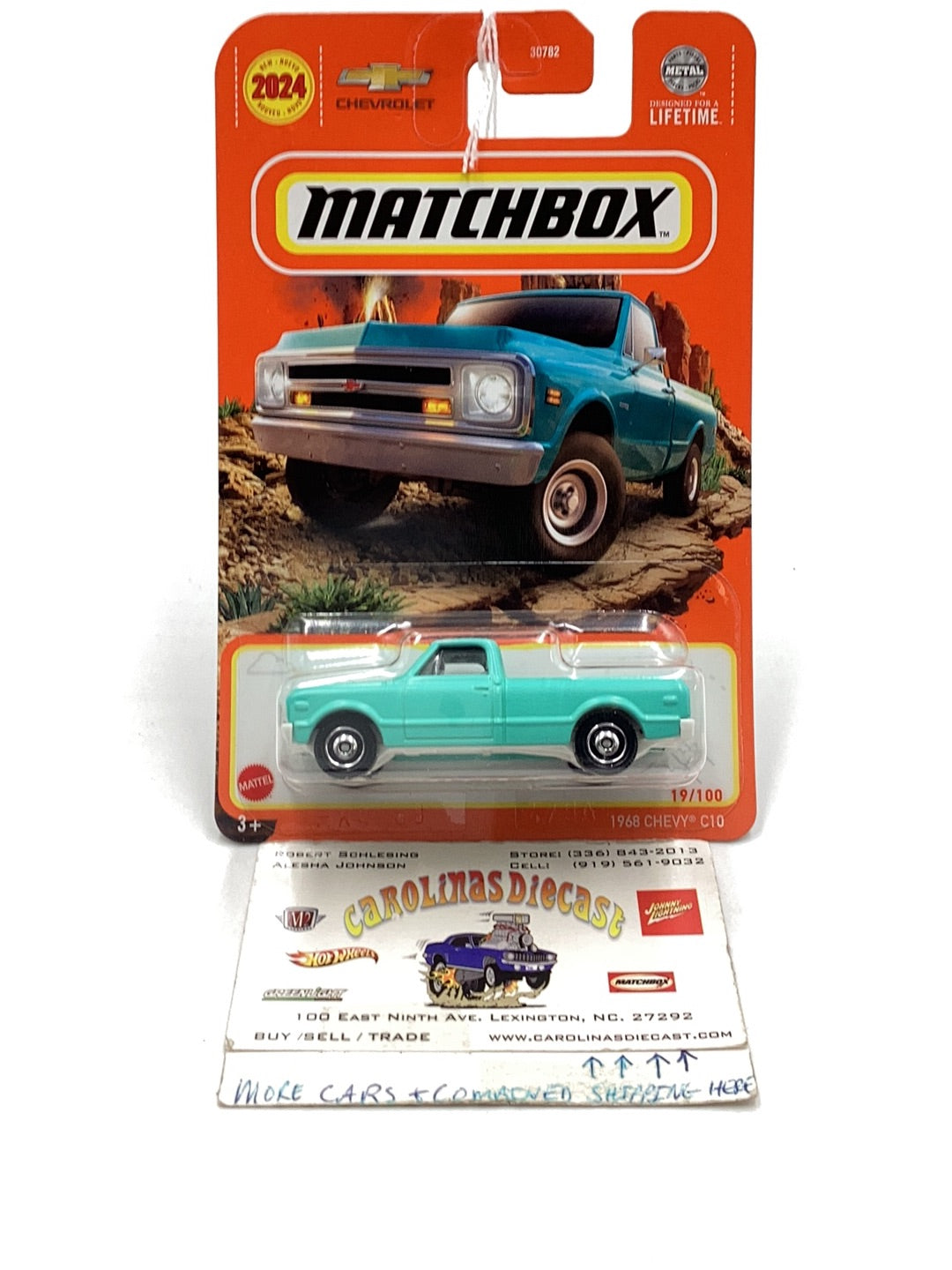 2024 matchbox #19 1968 Chevy C10 15E