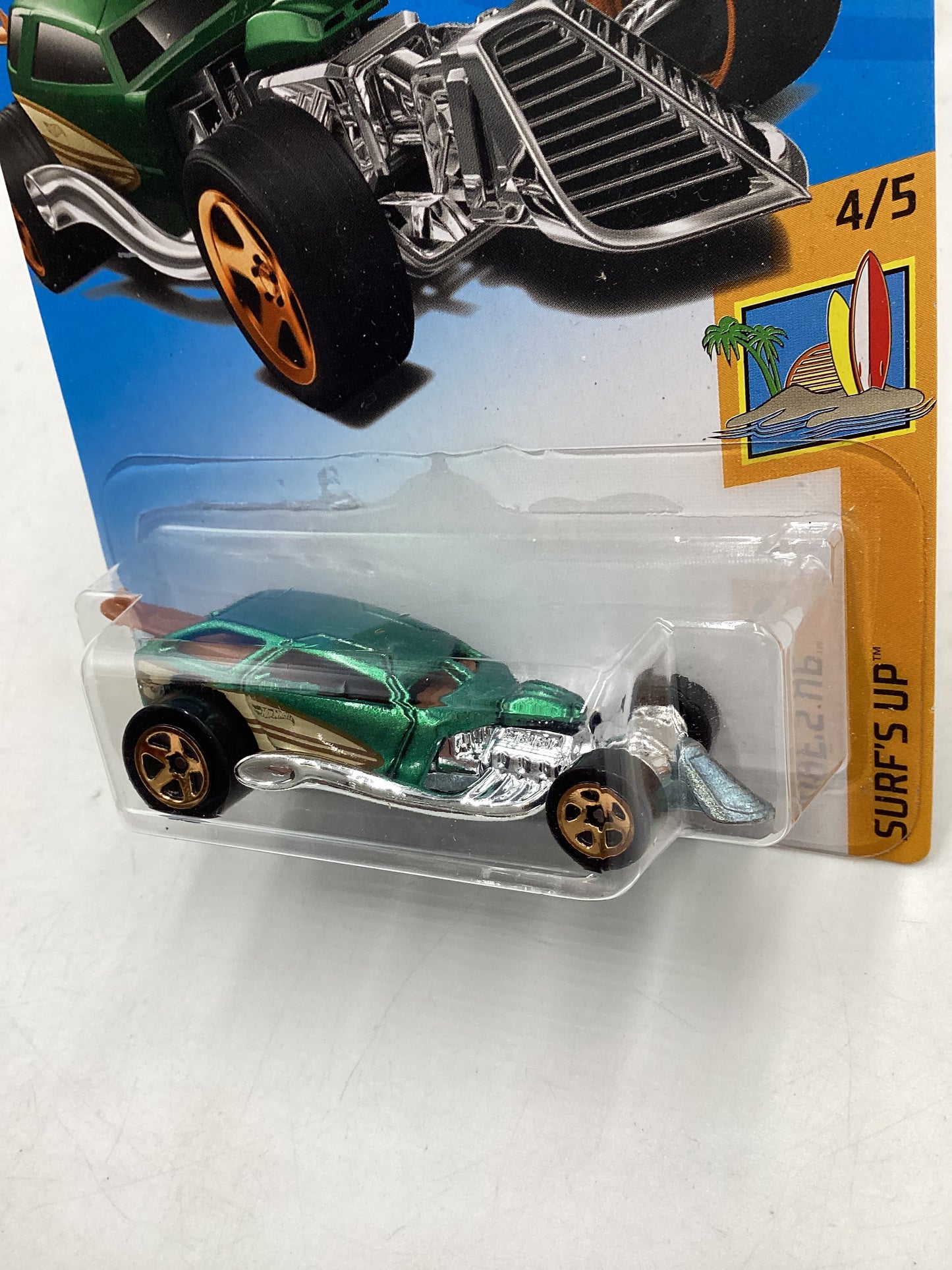 2018 Hot Wheels Kmart Exclusive Surf Crate Green 237D