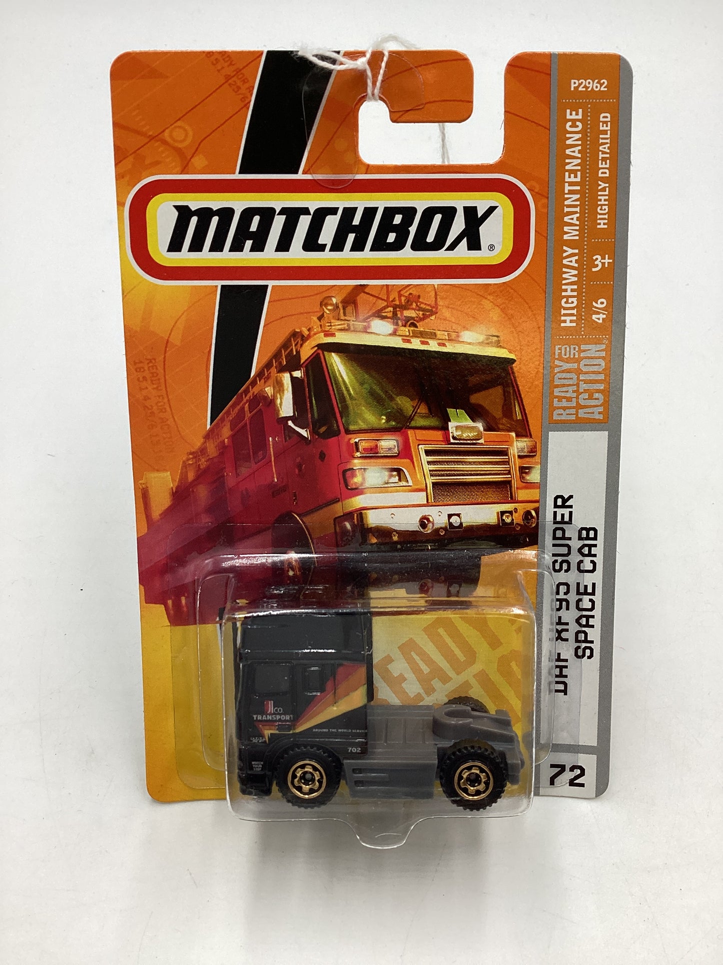 Matchbox Highway Maintenance #72 DAF XF95 Super Space Cab 67H