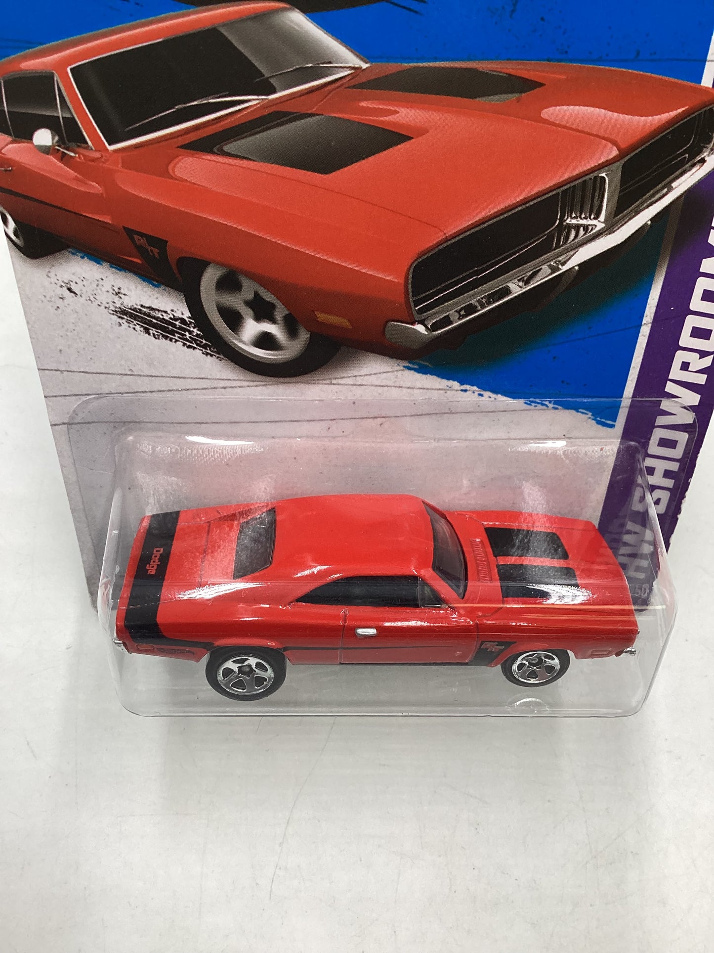 2013 Hot Wheels #223 69 Dodge Charger Red 39D