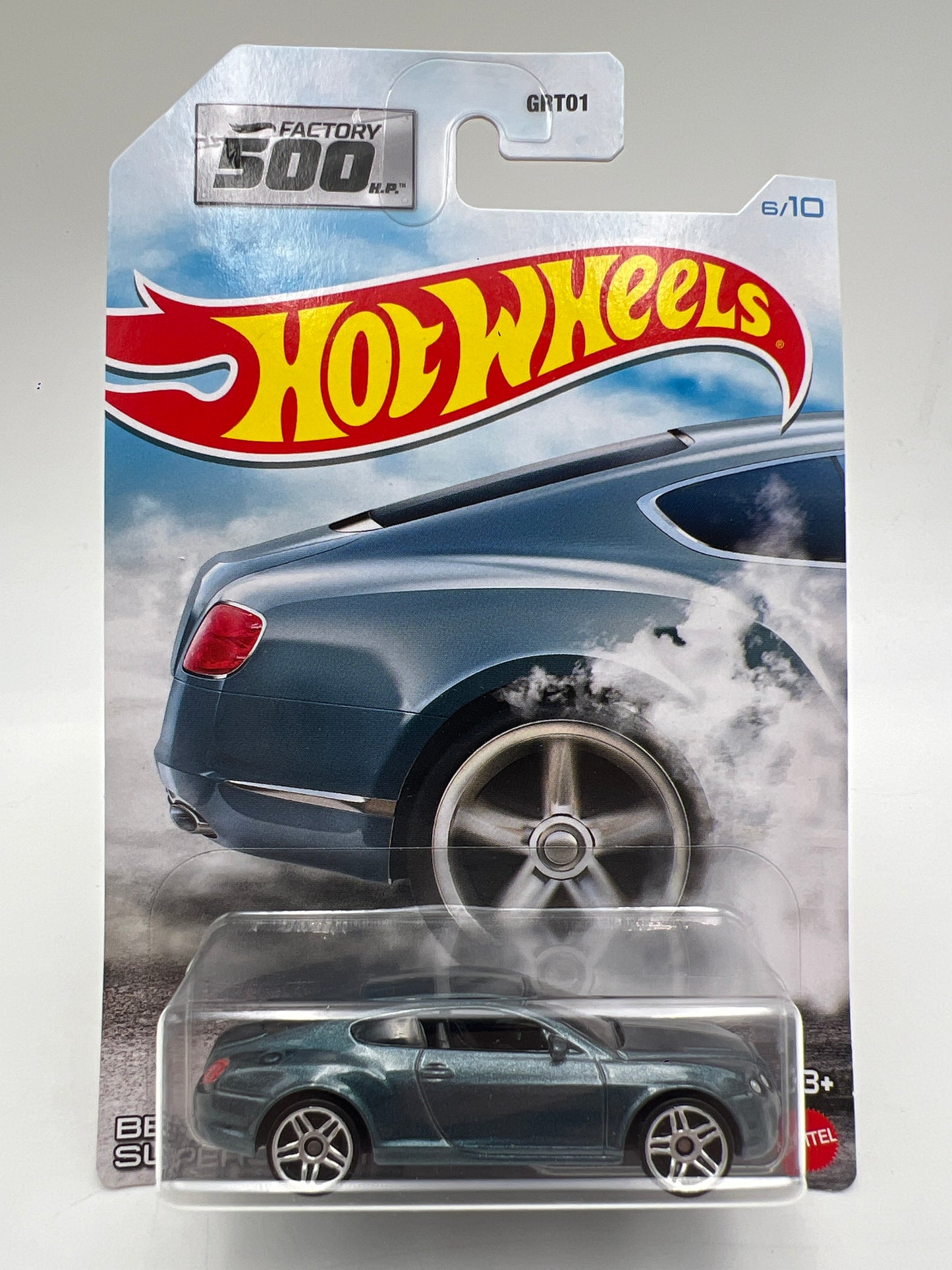 Hot Wheels Factory 500 HP #6 Bentley Continental Supersports Blue 167F