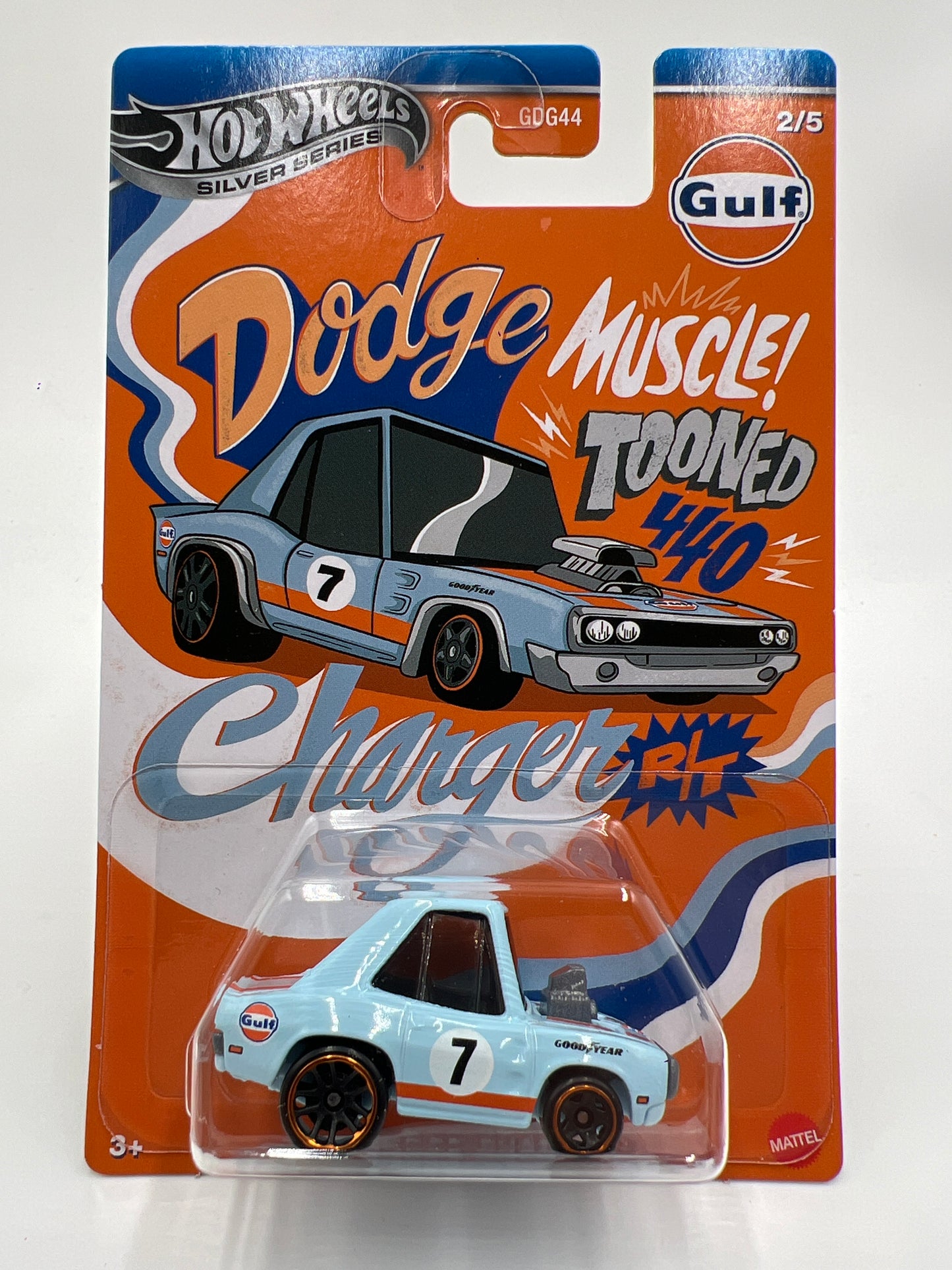 2025 Hot Wheels Silver Series Tooned Gulf Complete Set of 5