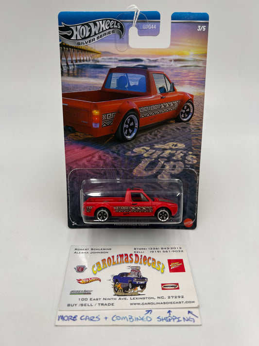 2025 Hot Wheels Silver Series Surfs Up #3 Volkswagen Caddy Red 158H