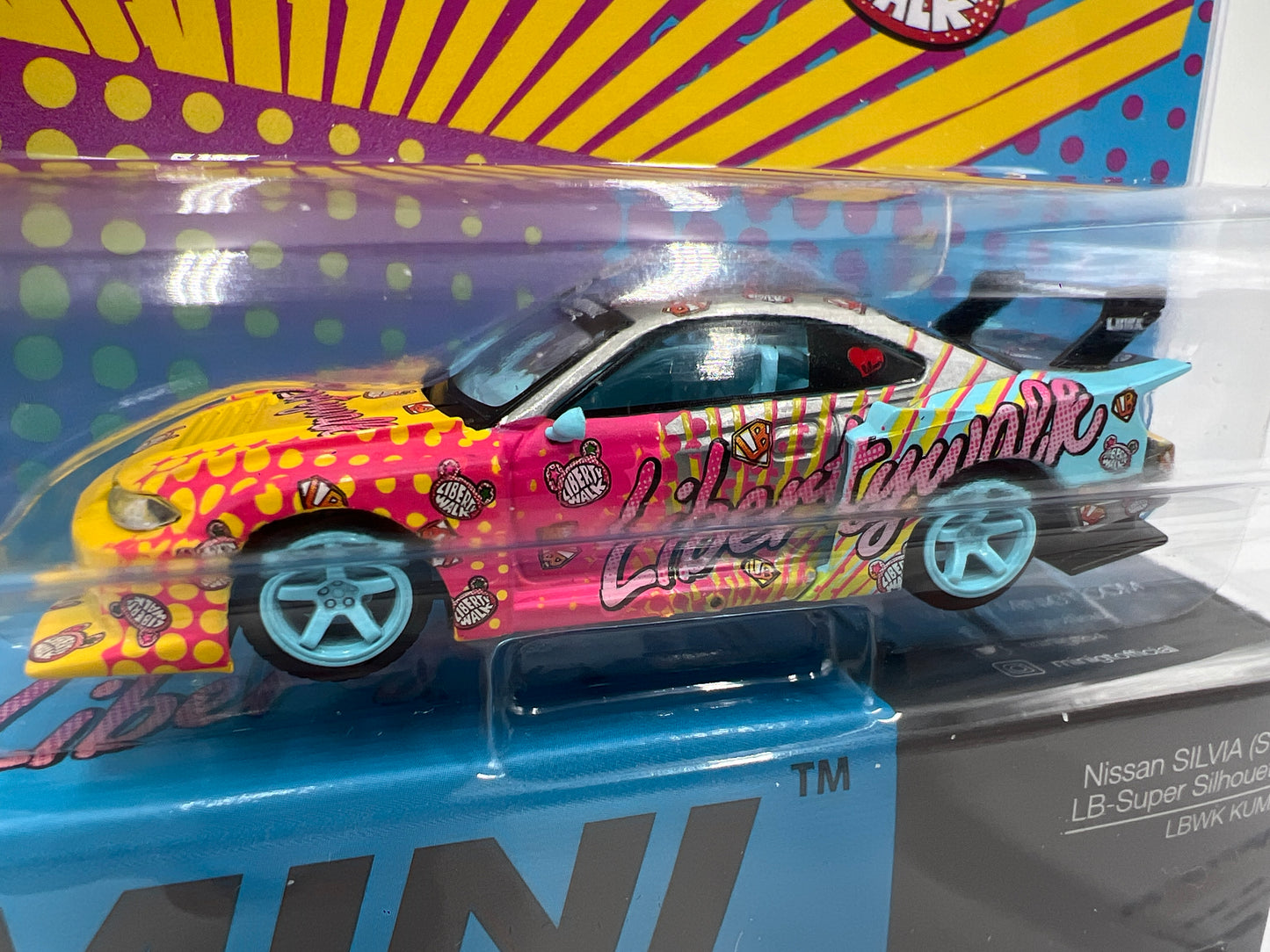 Mini GT Mijo Exclusives Libertywalk #743 CHASE Nissan Silvia S15 LB-Super Silhouette LBWK Kuma