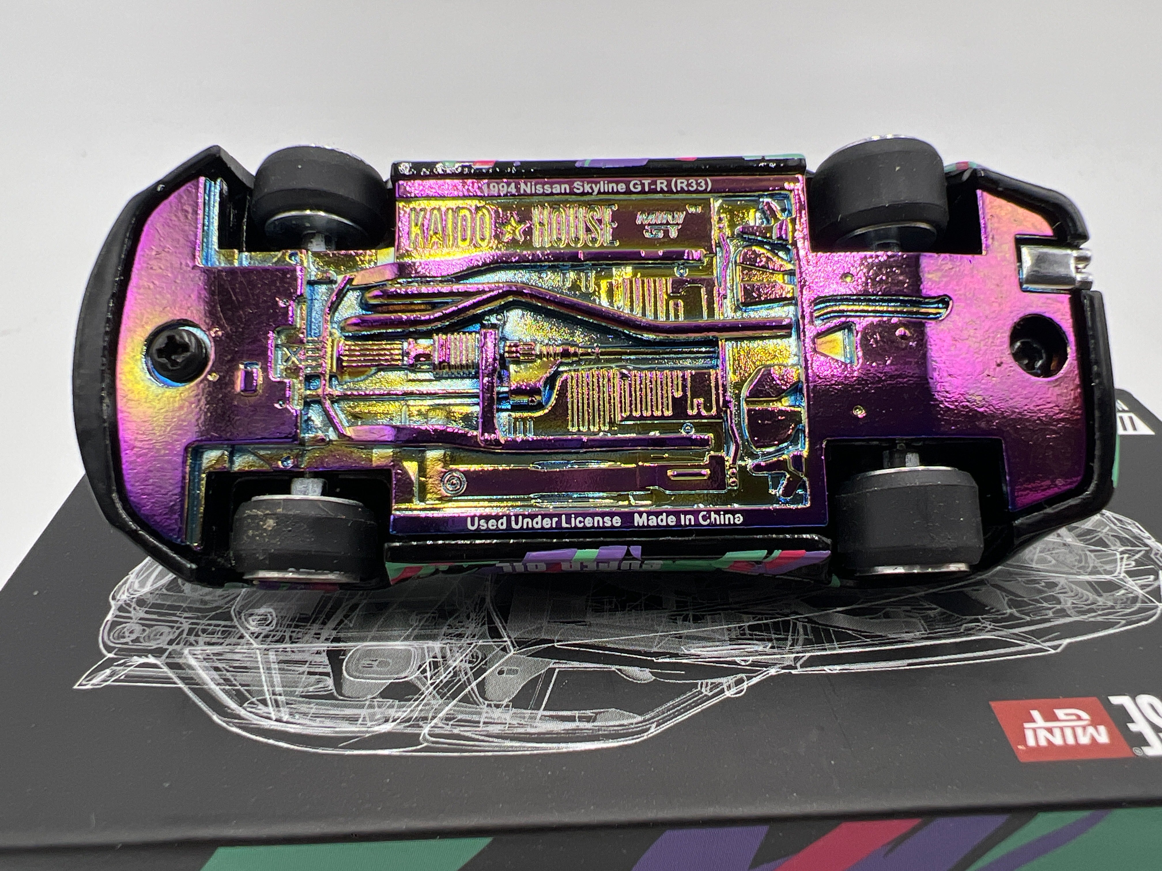 Mini GT x Kaido House #129 Nissan Skyline GT-R R33 HKS V1