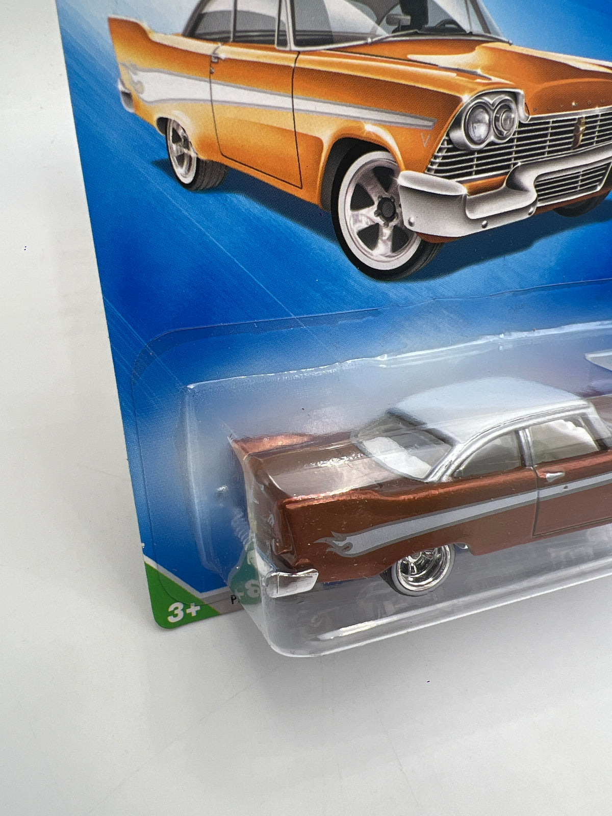 2009 Hot Wheels Factory Sealed Super Treasure Hunt #52 55 Chevy Pink W/Protector