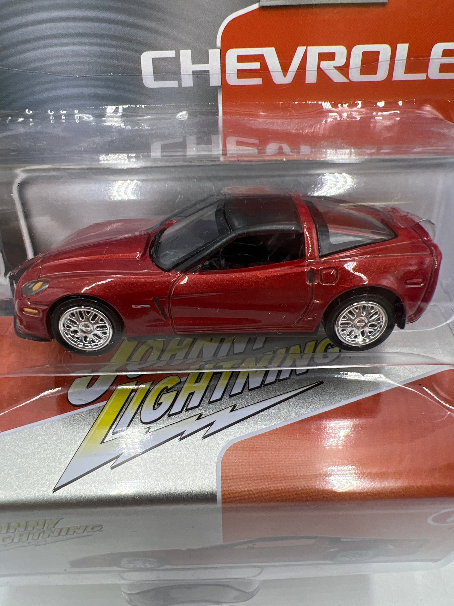 Johnny Lightning 2012 Chevy Corvette Z06 Red W/Tin 217A