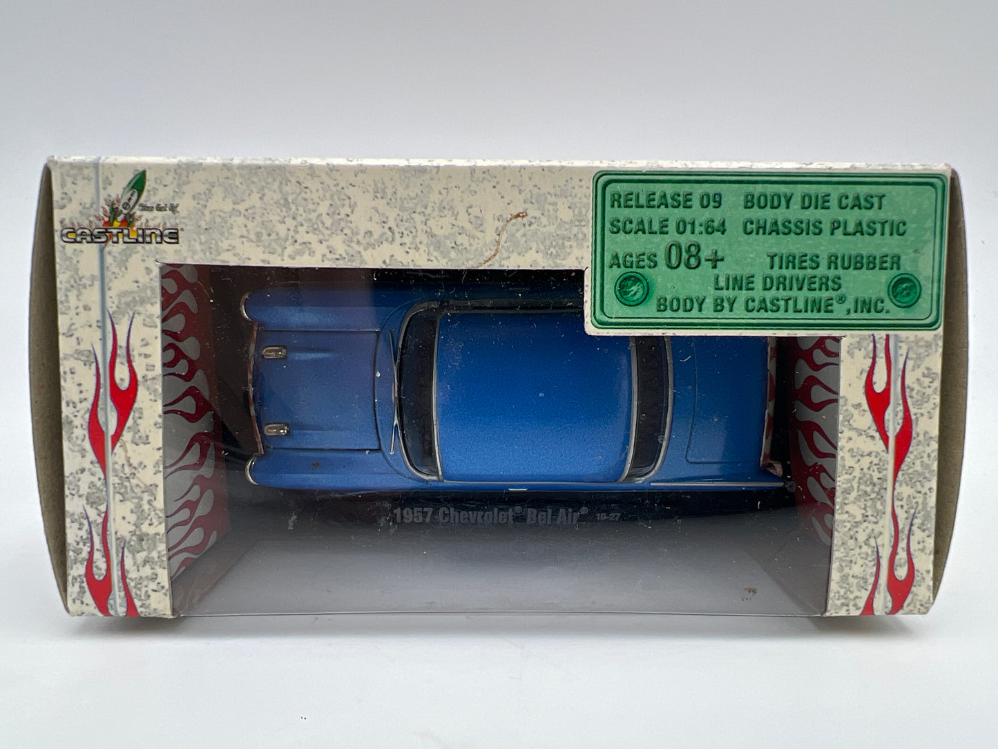 M2 Machines 10-27 Auto Drivers 1957 Chevrolet Bel Air Blue