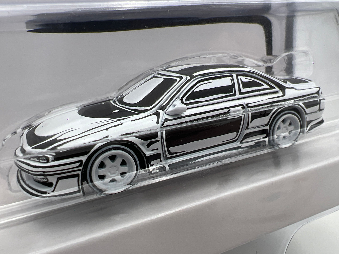 Tarmac Works #18 Joshua Vides Vertex Nissan Silvia S14 Black/White
