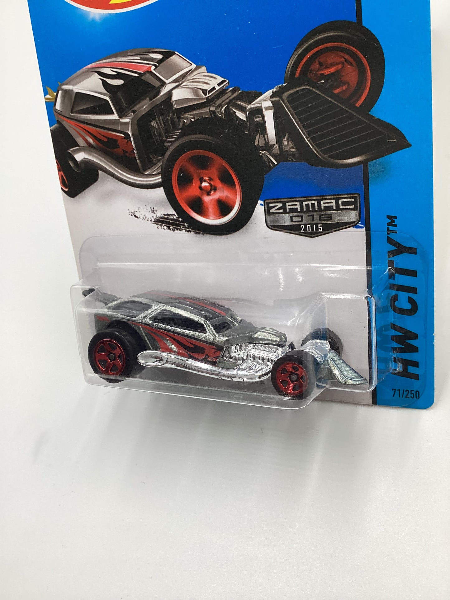 2015 Hot Wheels  016 ZAMAC #71 SURF CRATE 143F