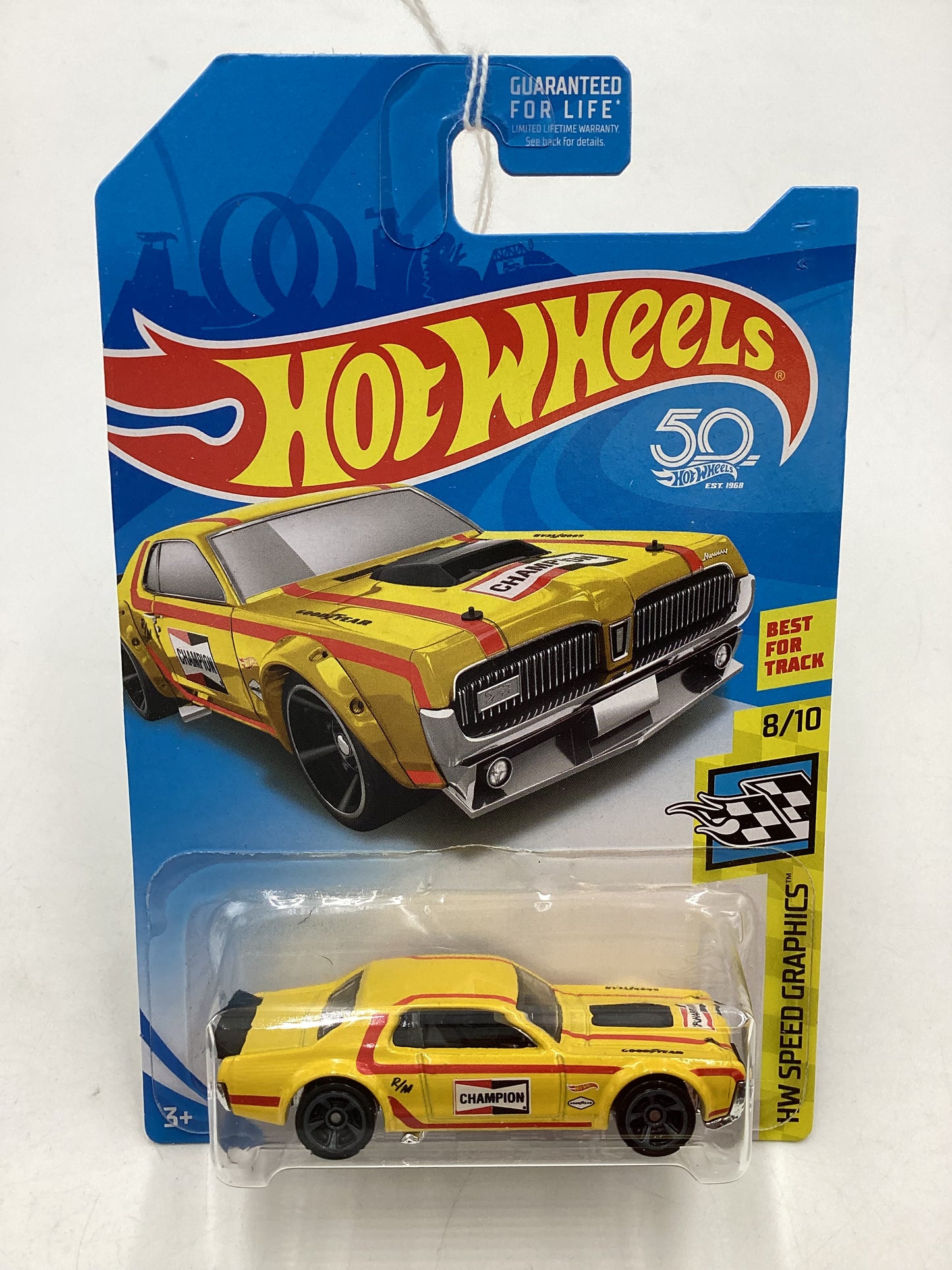 2018 Hot Wheels 68 Mercury Cougar Kmart Exclusive Yellow 238B