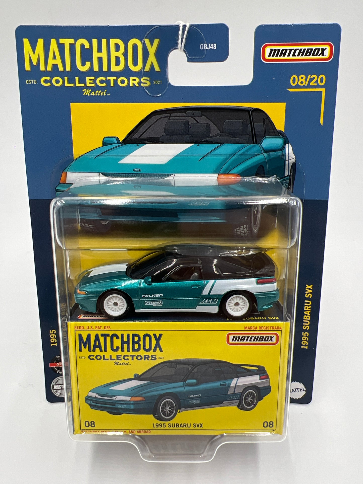 Matchbox Collectors #8 1995 Subaru SVX Teal 170i
