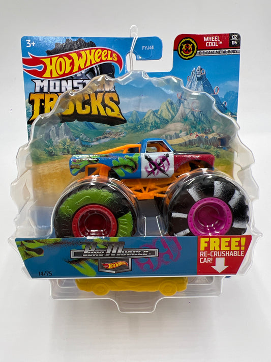 Hot Wheels Monster Trucks Wheel Cool #14 Pure Muscle 135A