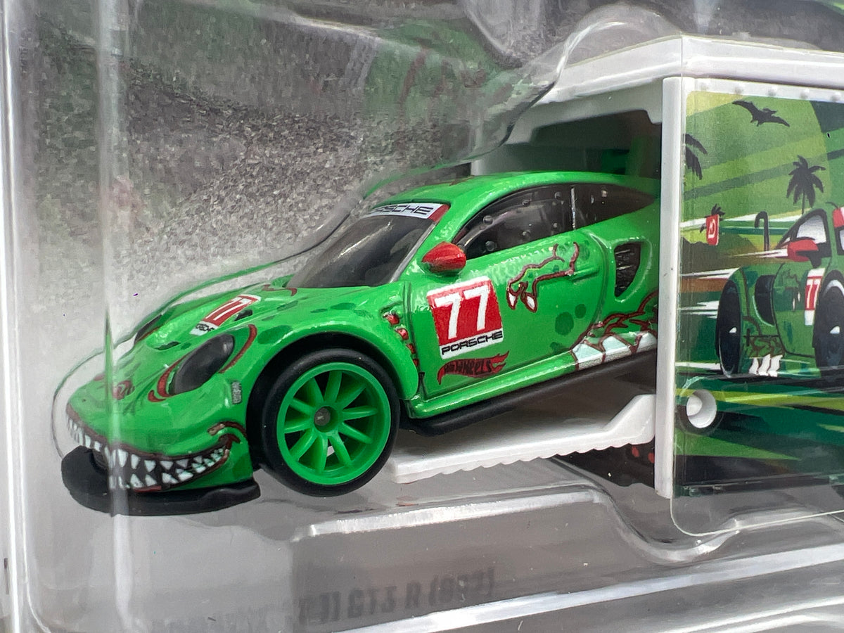 2026 Hot Wheels Team Transport #97 Rexy AO Porsche 911 GT3 R 992 & Fleet Flyer W/Protector