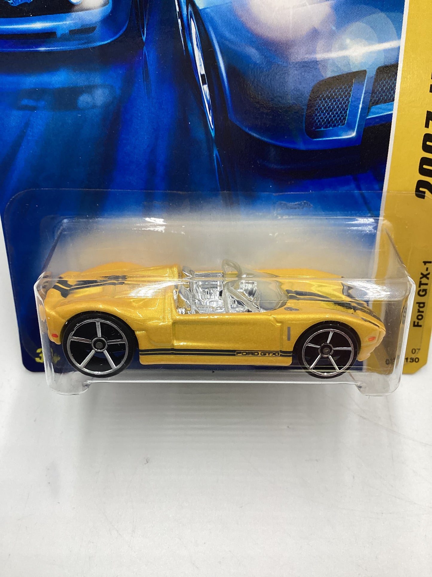 2007 Hot Wheels New Models #17 Ford GTX1 Yellow 27D