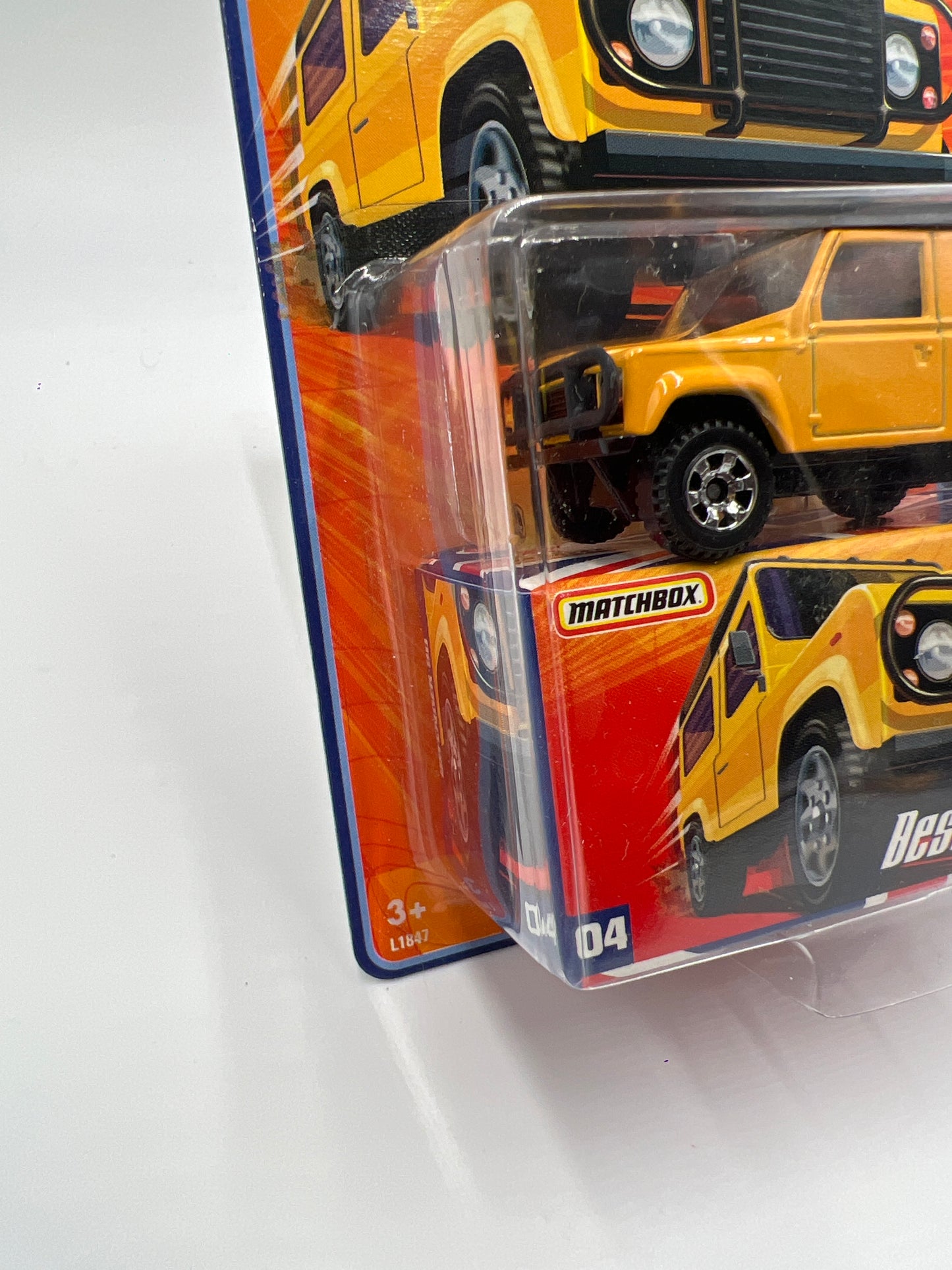 Matchbox Best Of British #4 Defender 90 Yellow