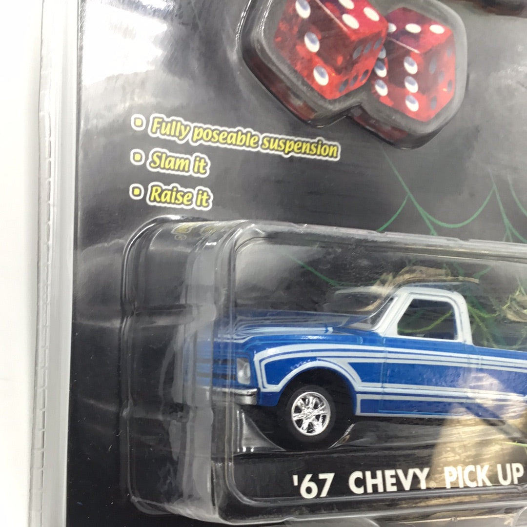 Loc Riderz 67 Chevy Pick Up Truck with poseable suspension