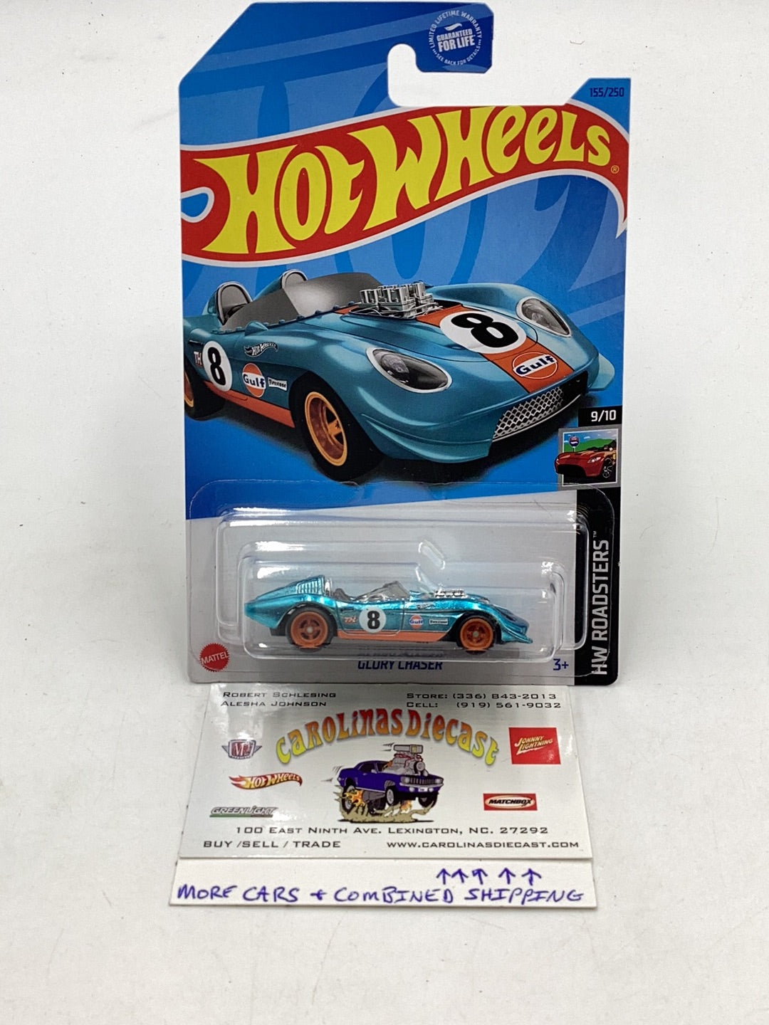 2023 Hot wheels Super Treasure hunt Glory Chaser Gulf #155 with Protector