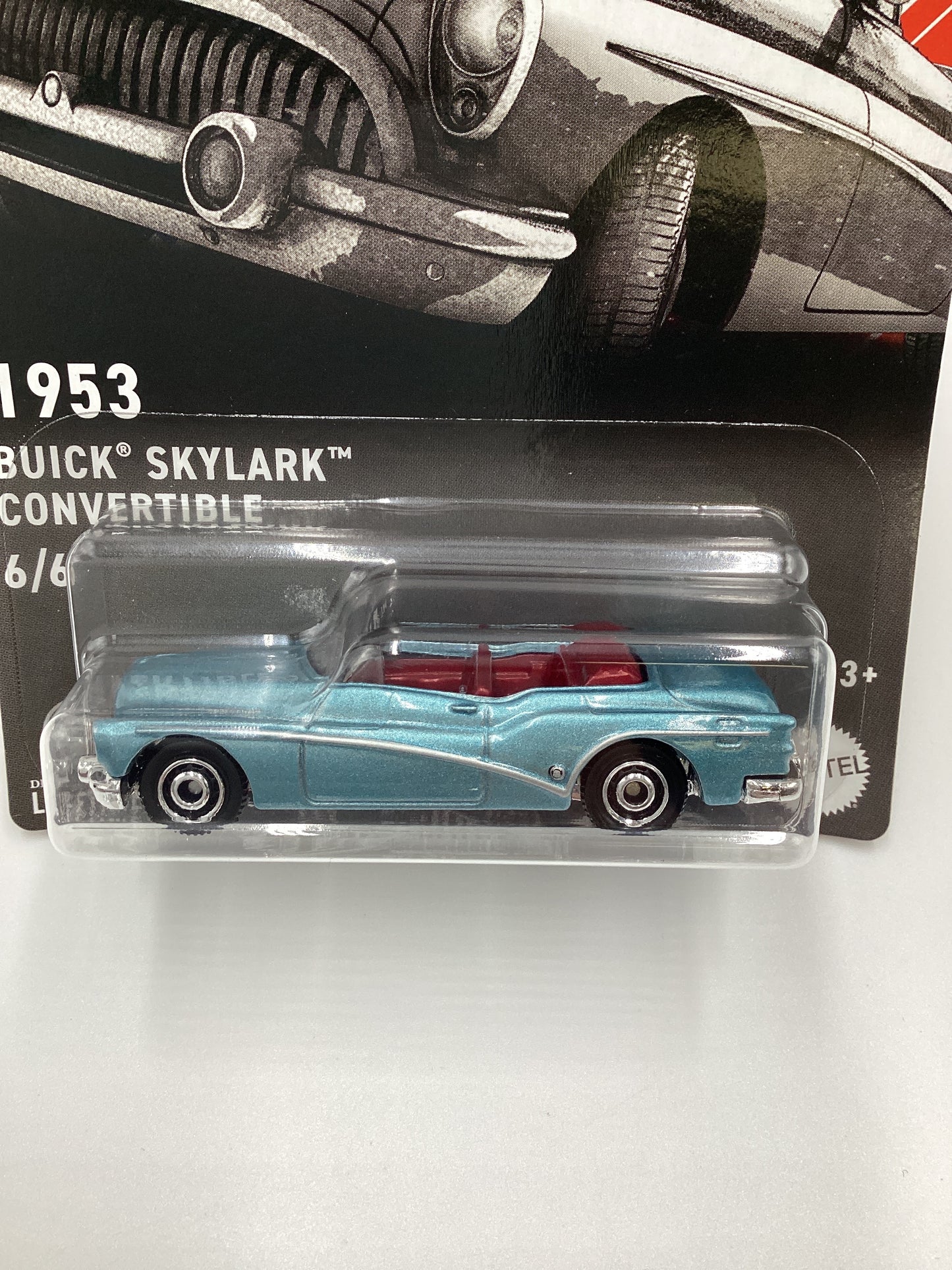 2024 Matchbox American Convertibles #6 1953 Buick Skylark Convertible Light Blue 162F