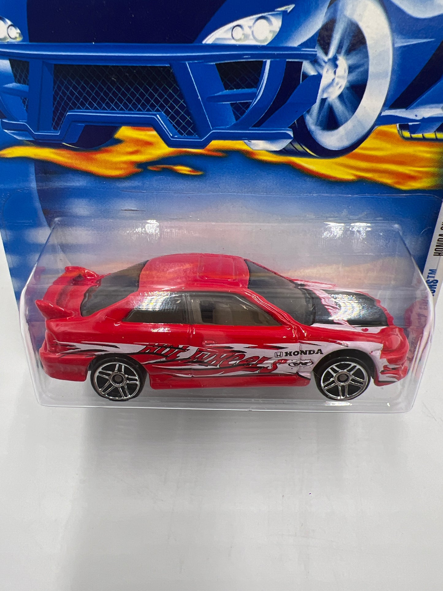 Hot Wheels 2001 #27 First Editions Honda Civic Si Red 77B