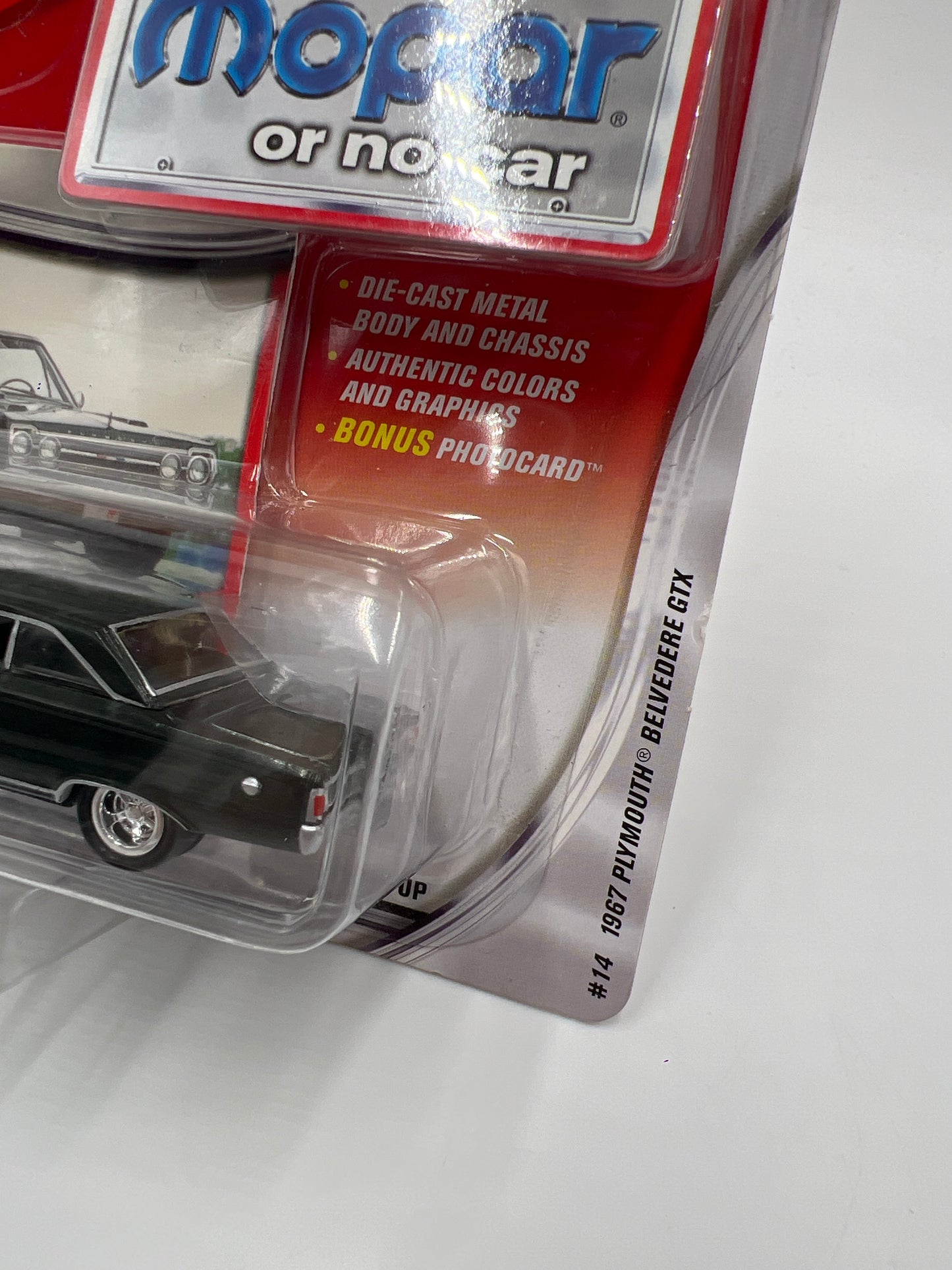 Johnny Lightning Mopar Or No Car #14 1967 Plymouth Belvedere GTX Black 221G