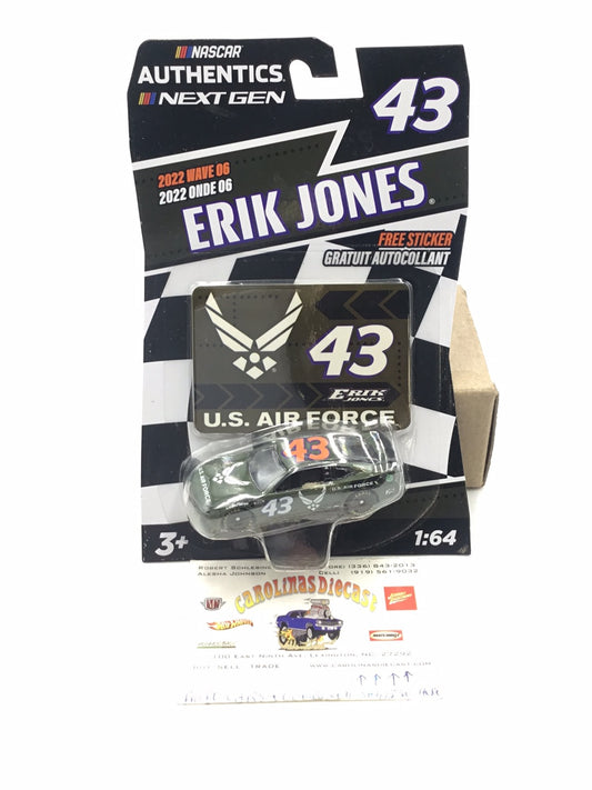 2022 nascar authentics wave 6 #43 Erik Jones US Air Force NN5