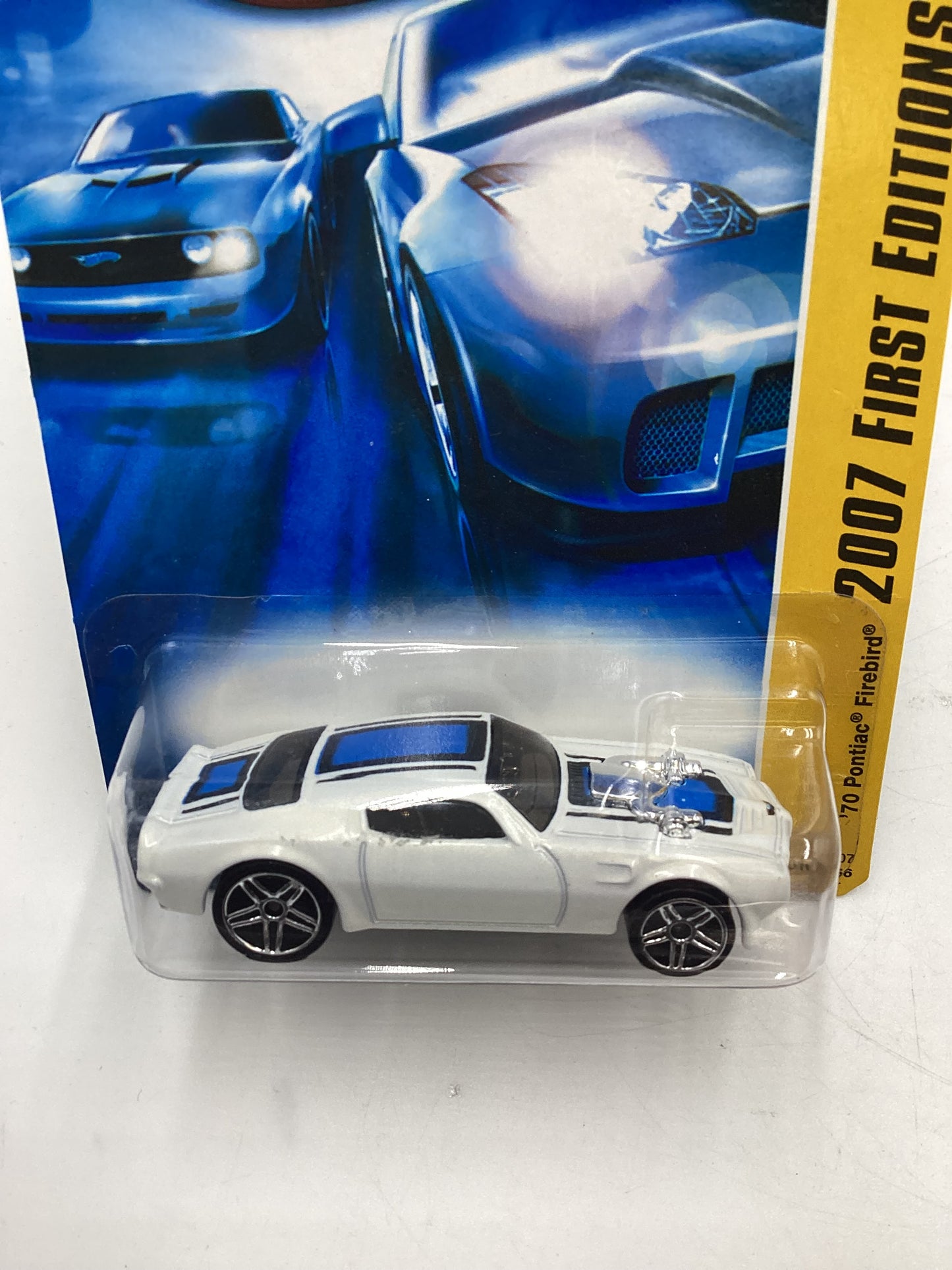 2007 Hot Wheels New Models #16 70 Pontiac Firebird White 57H