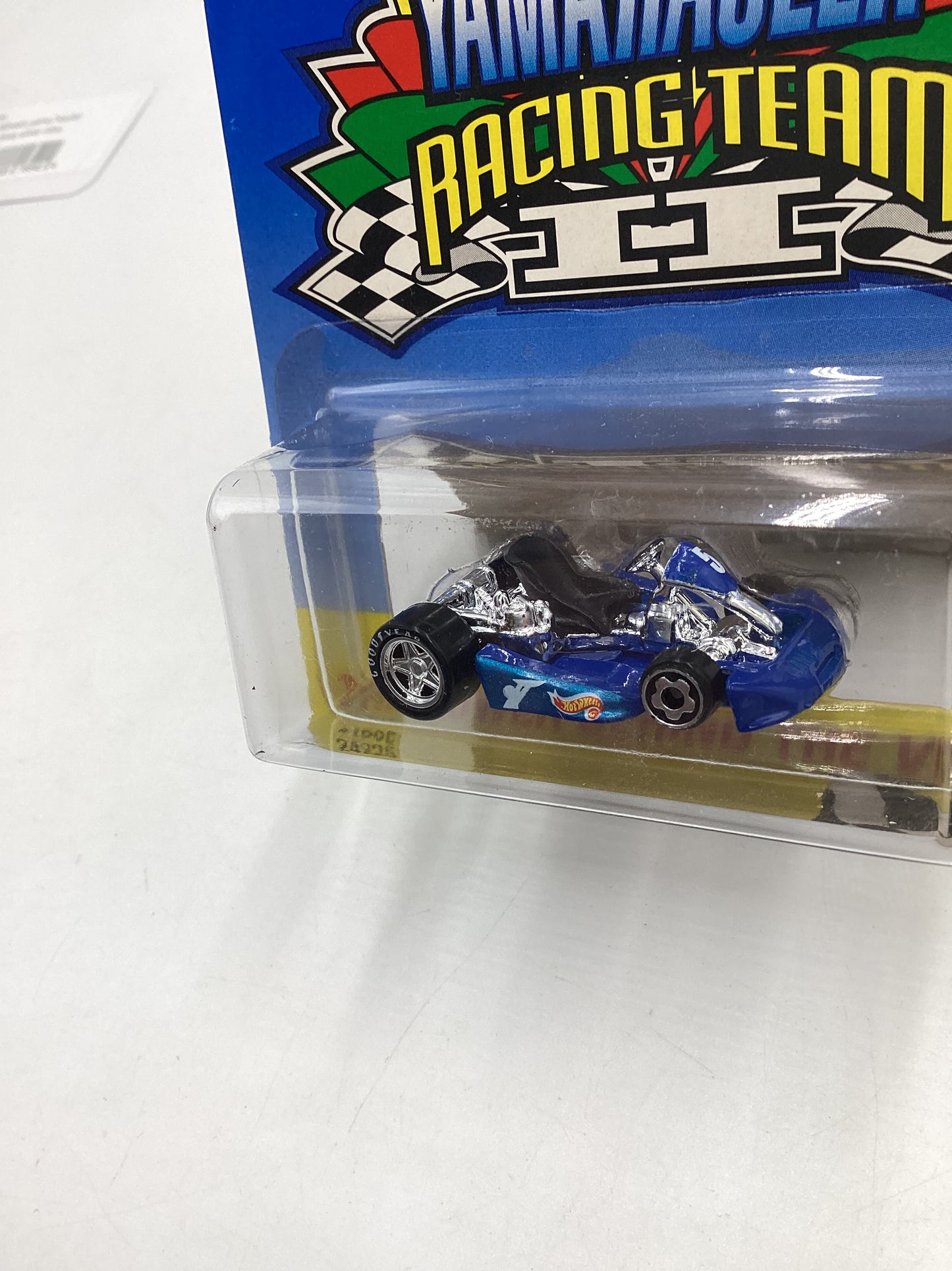 Hot Wheels Yama Hauler Go Kart Blue Silver Rims with protector