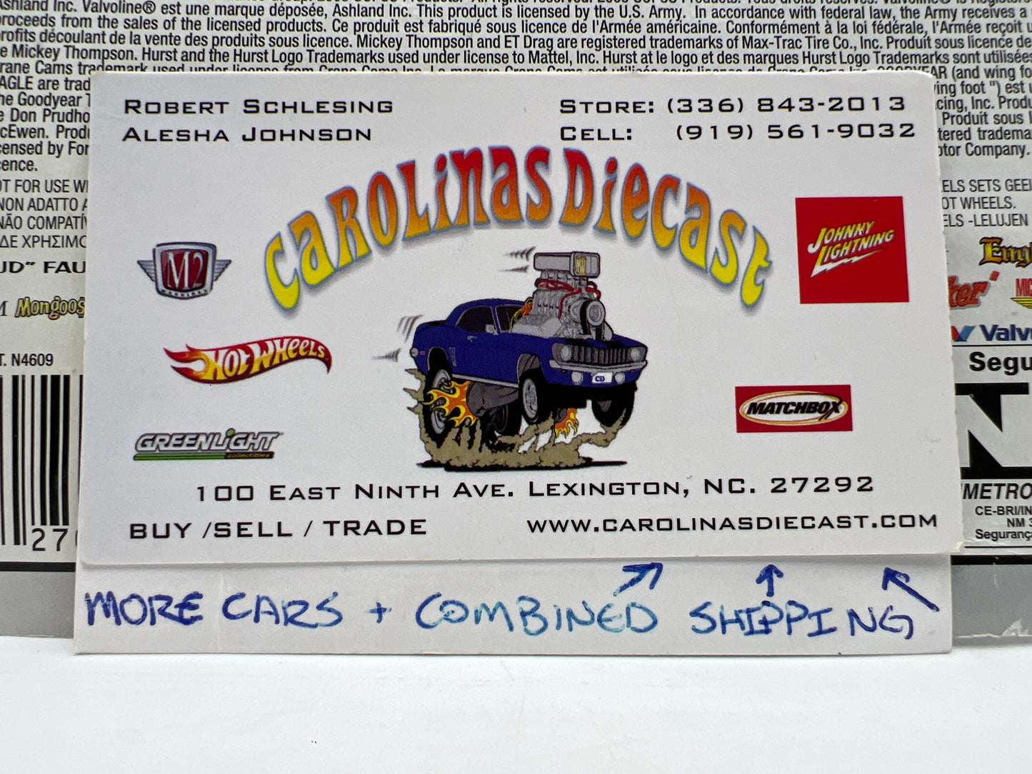 Hot Wheels Drag Strip Demons #15 70 Plymouth Duster F/C English Leather Mongoo$e Duster Blue Card Not Perfect