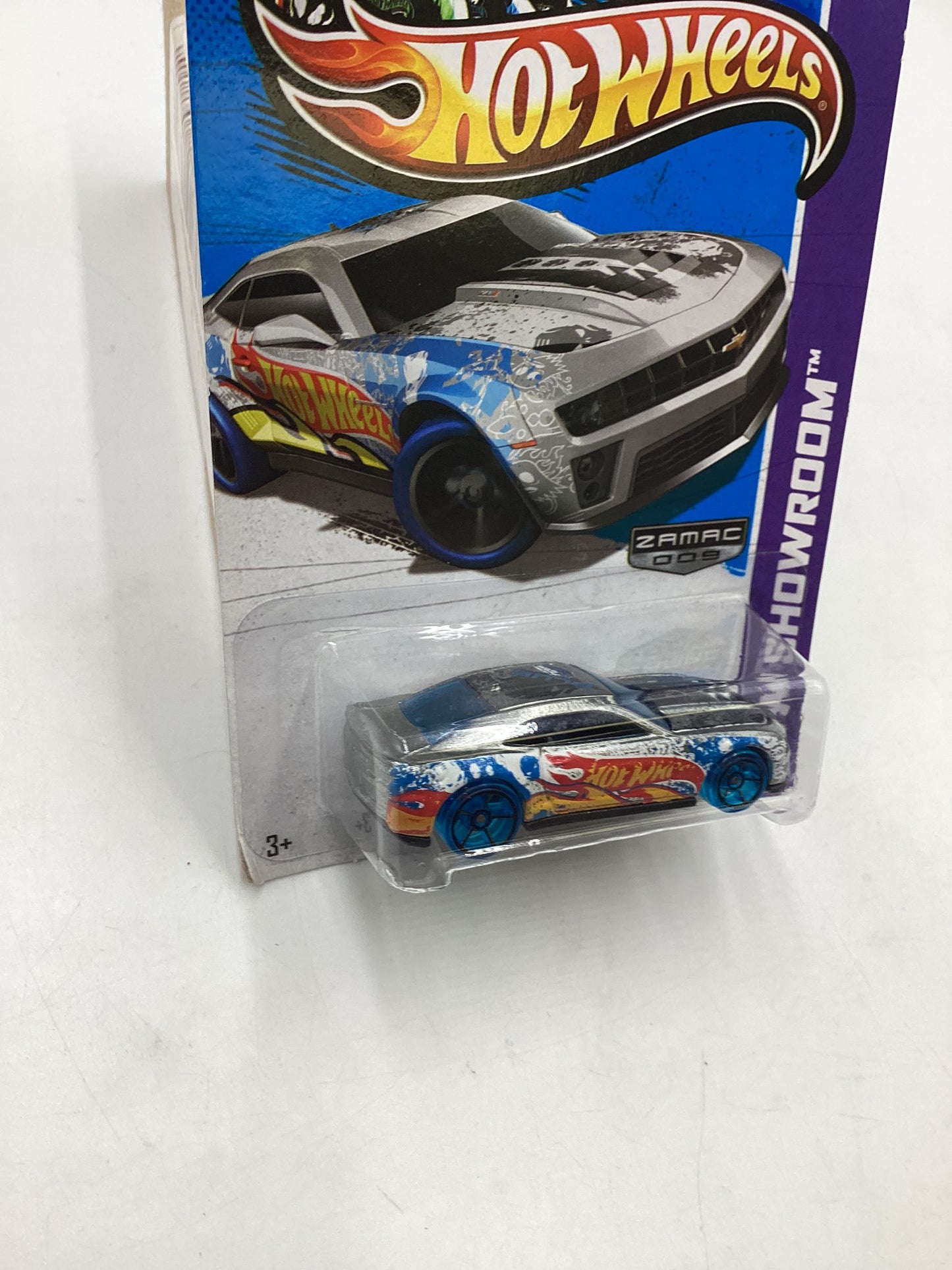 2013 HW Showroom Zamac 009 #192 12 Camaro ZL1 *Card not perfect*