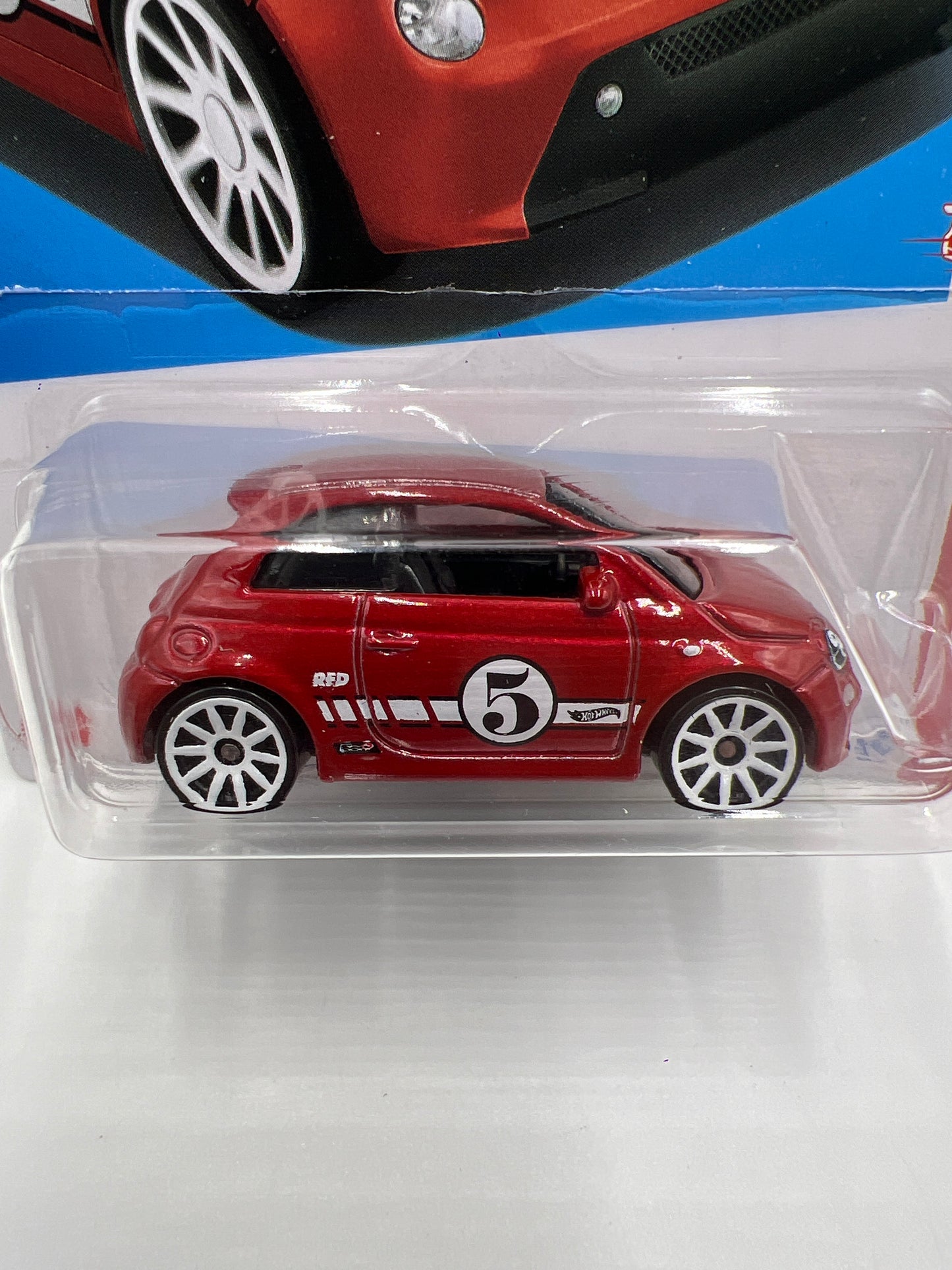 2024 Hot Wheels Target Exclusive Red Edition #22 Fiat 500e Red