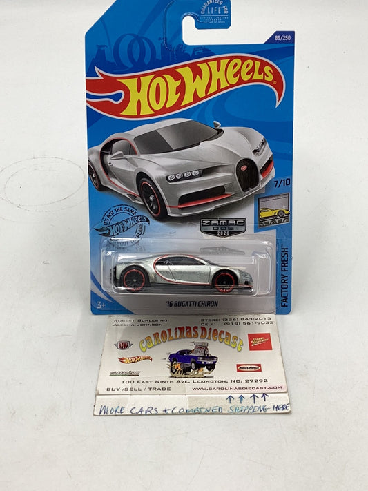 2020 hot wheels #89 ‘16 Bugatti Chiron Zamac