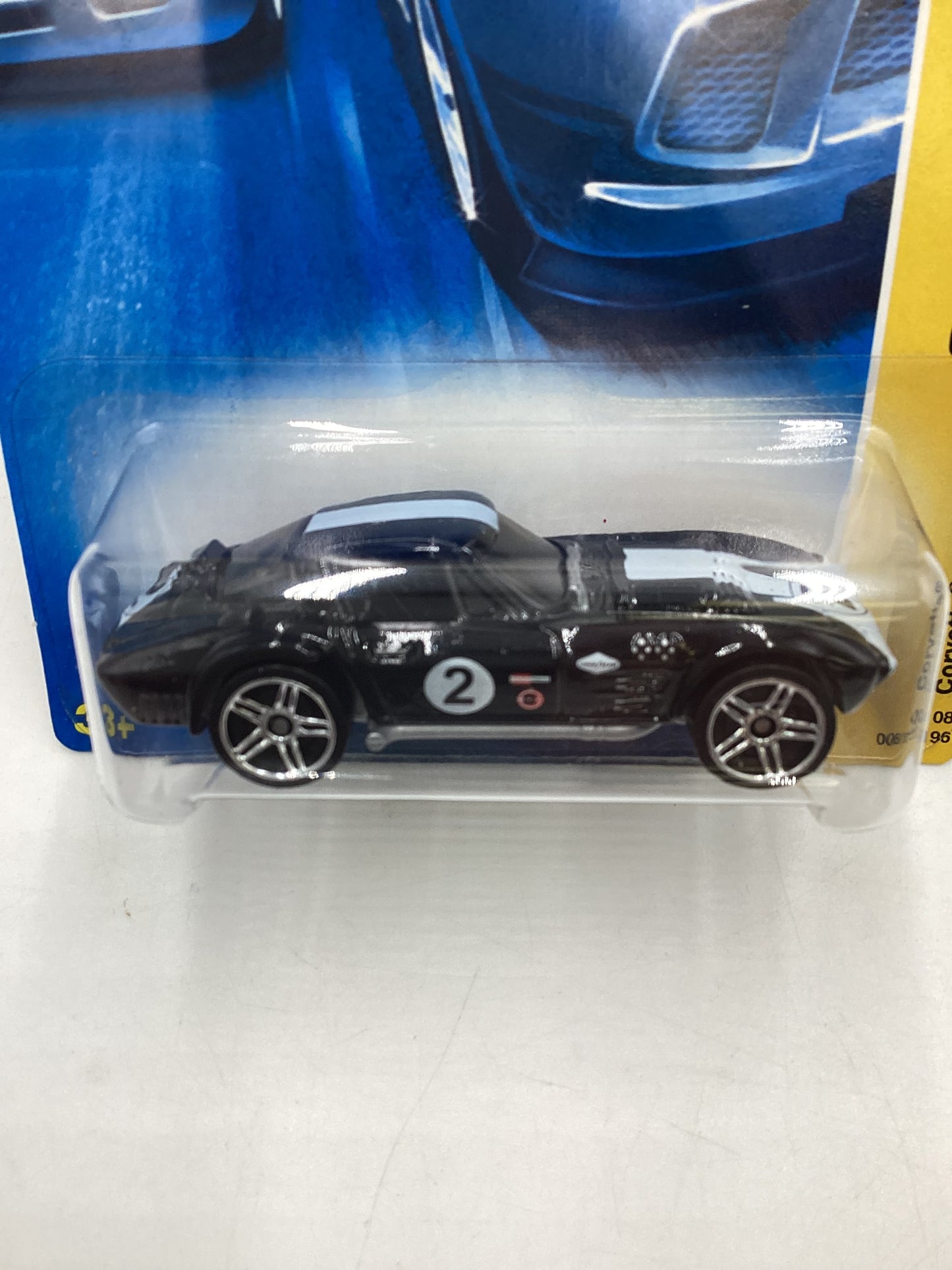 2008 Hot Wheels New Models #008 Corvette Grand Sport Black 1D