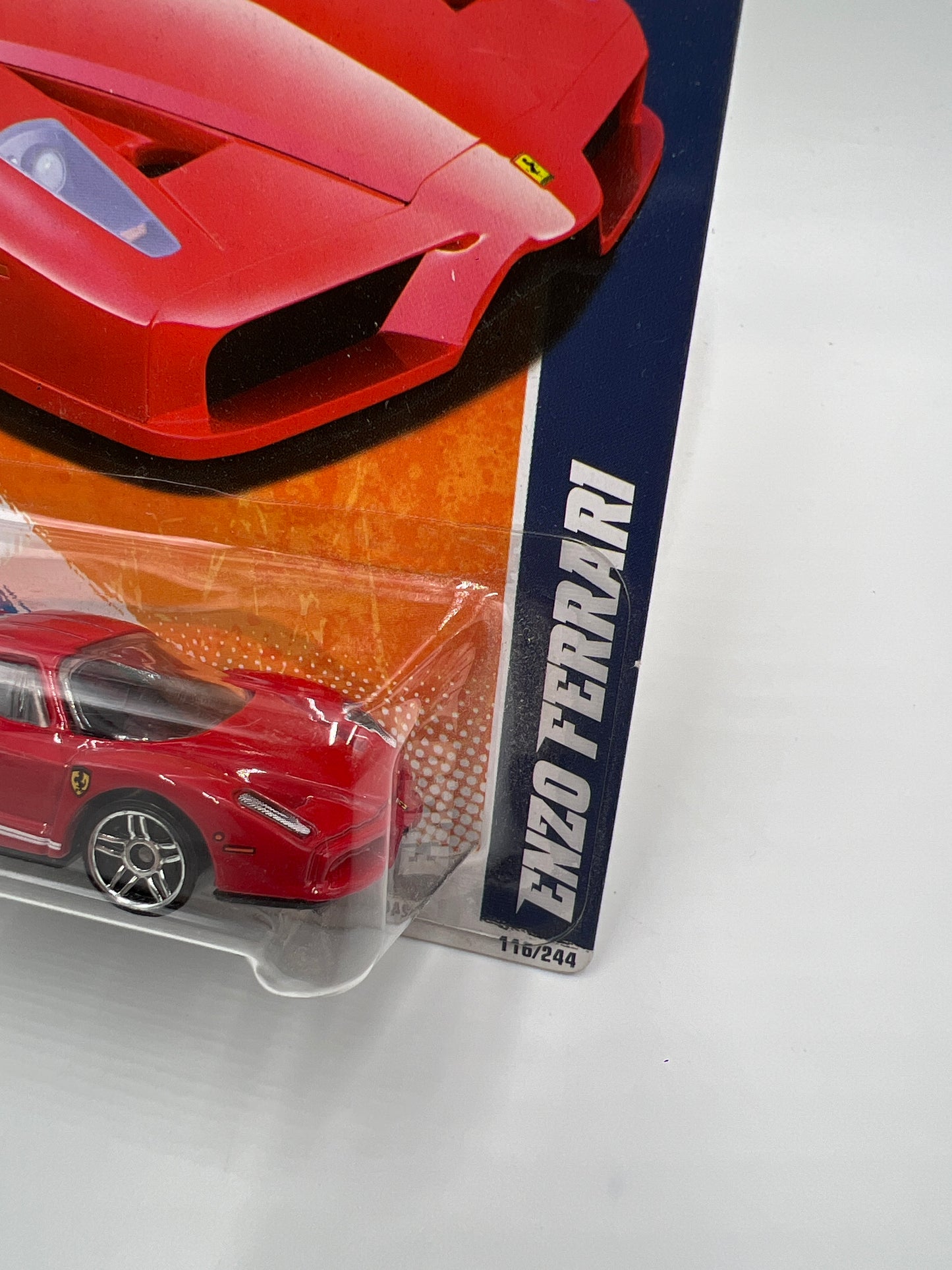 2011 Hot Wheels Nightburnerz #116 Enzo Ferrari Red